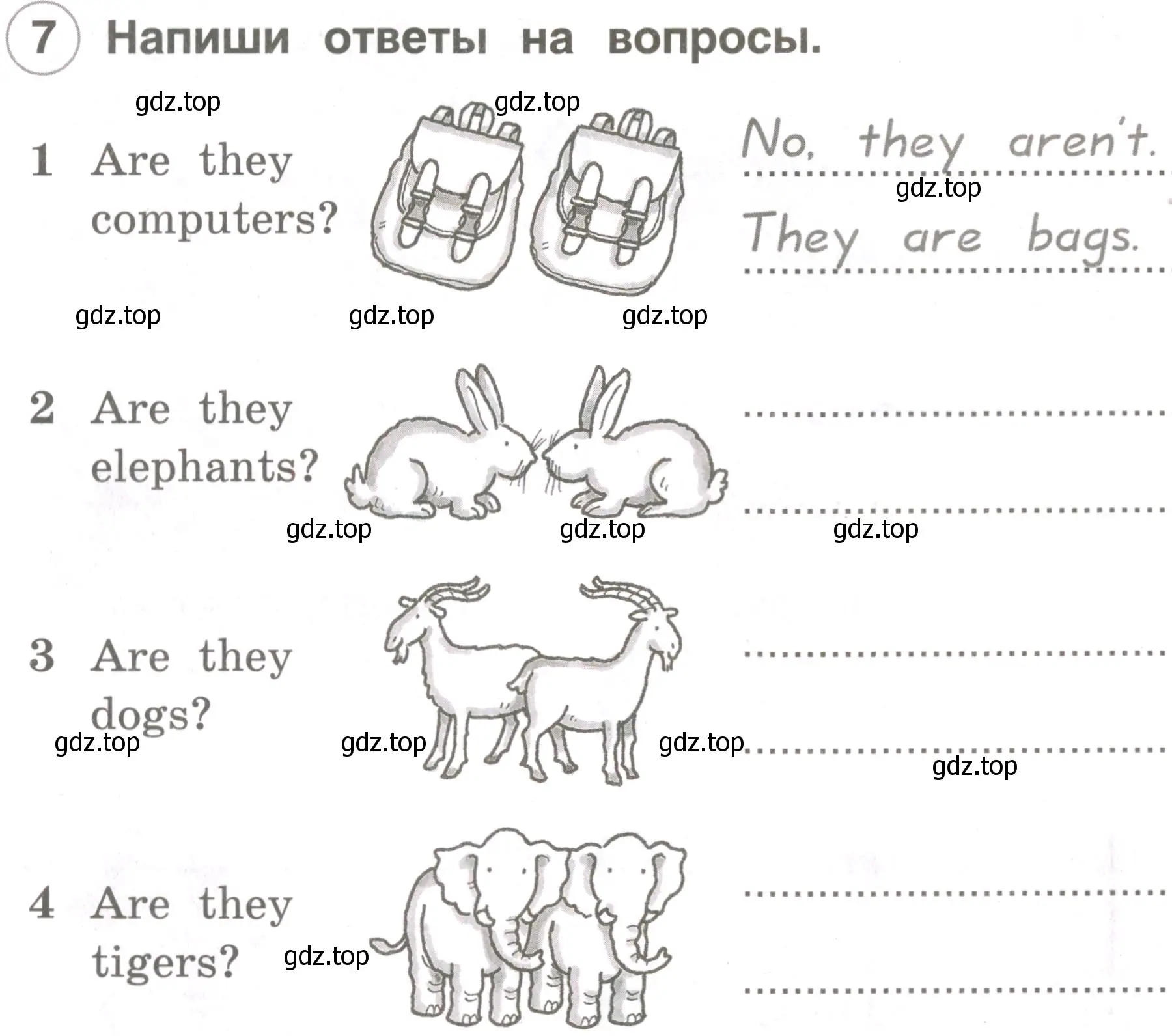 Условие номер 7 (страница 40) гдз по английскому языку 2 класс Комарова, Ларионова, рабочая тетрадь