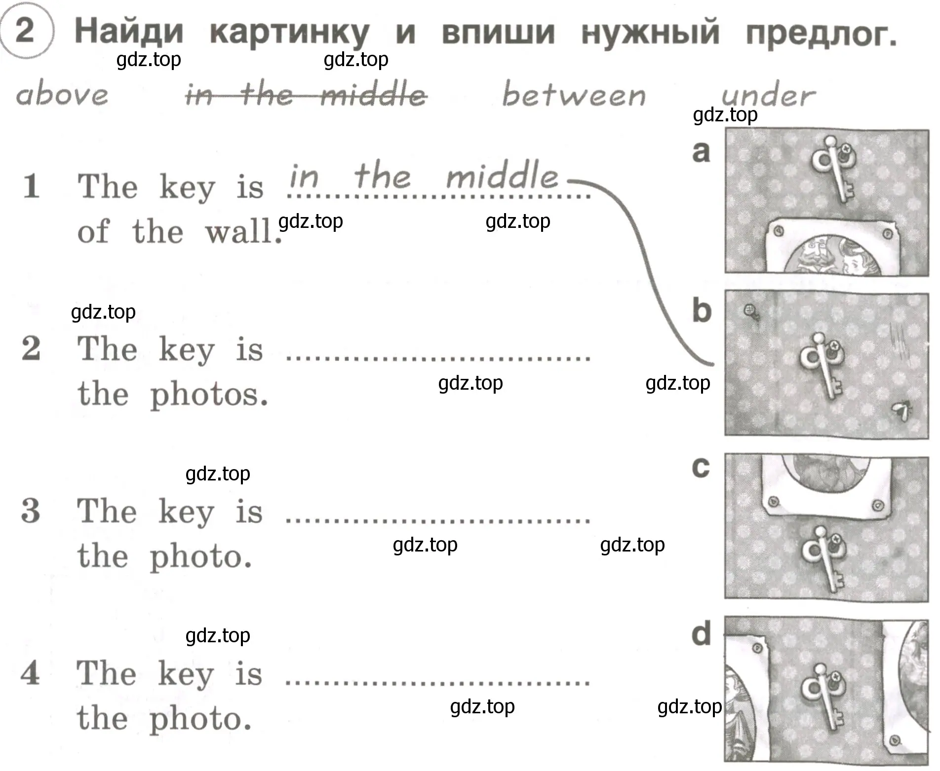 Условие номер 2 (страница 60) гдз по английскому языку 2 класс Комарова, Ларионова, рабочая тетрадь