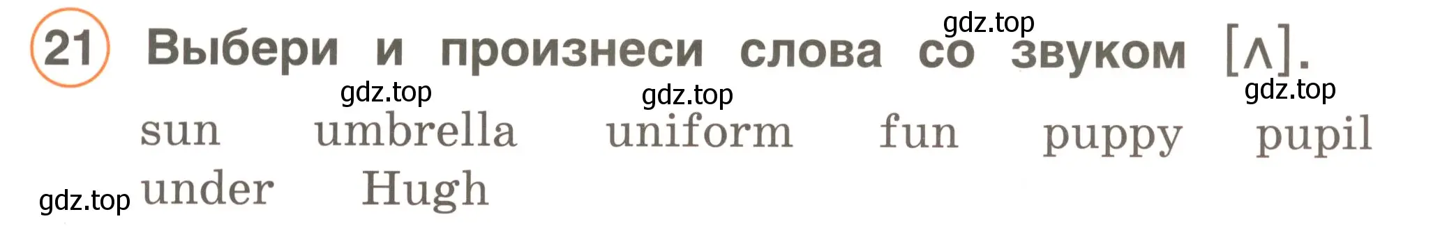 Условие номер 21 (страница 14) гдз по английскому языку 2 класс Комарова, Ларионова, учебник