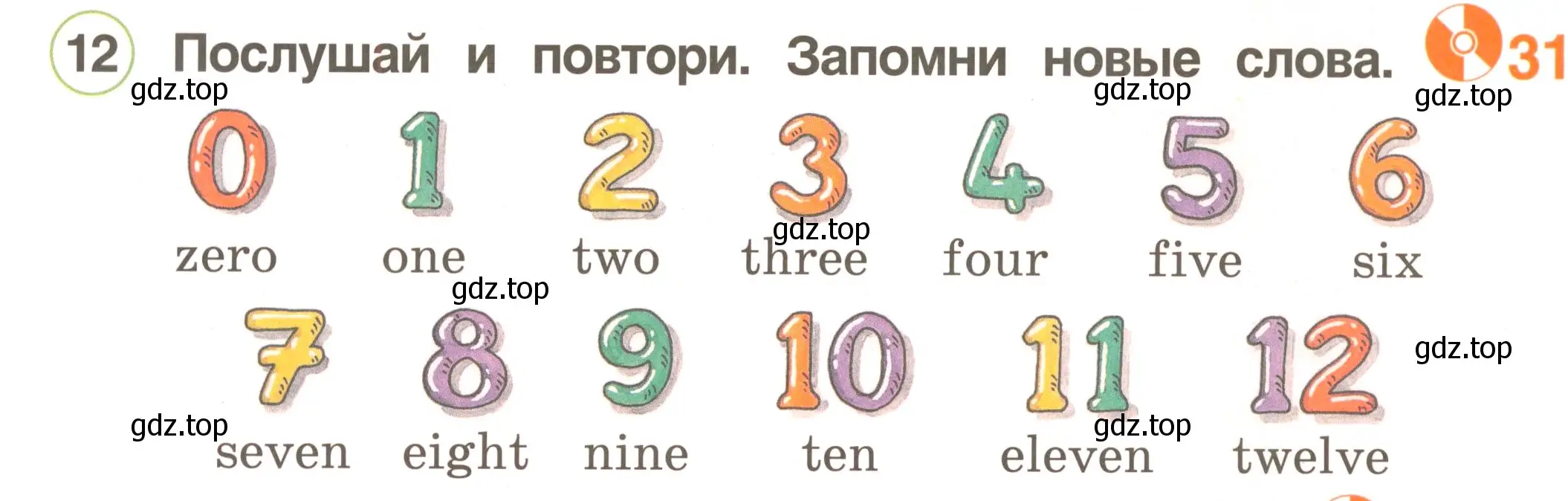 Условие номер 12 (страница 32) гдз по английскому языку 2 класс Комарова, Ларионова, учебник