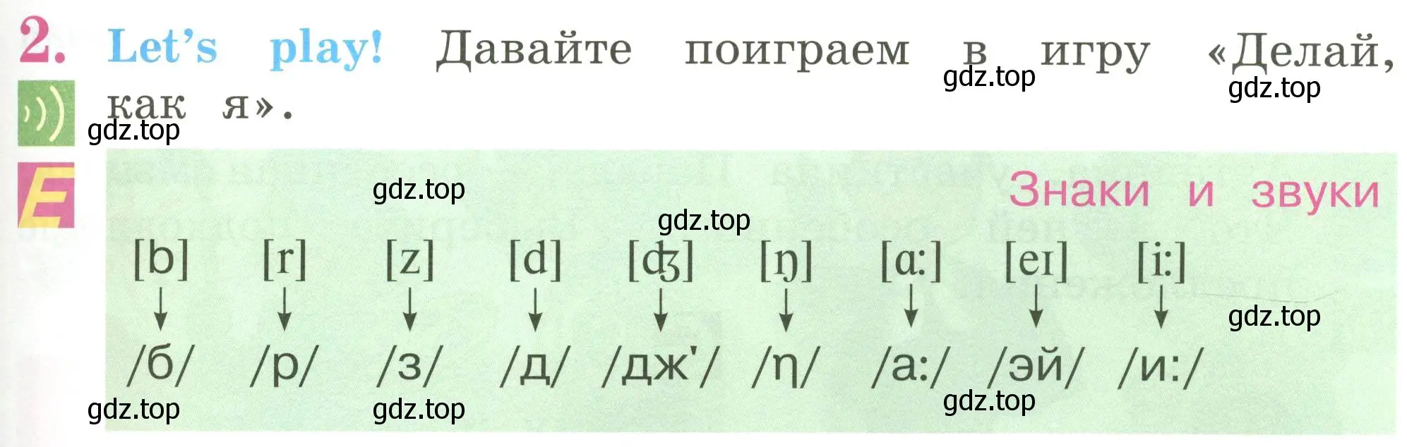 Условие номер 2 (страница 23) гдз по английскому языку 2 класс Кузовлев, Перегудова, учебник 1 часть