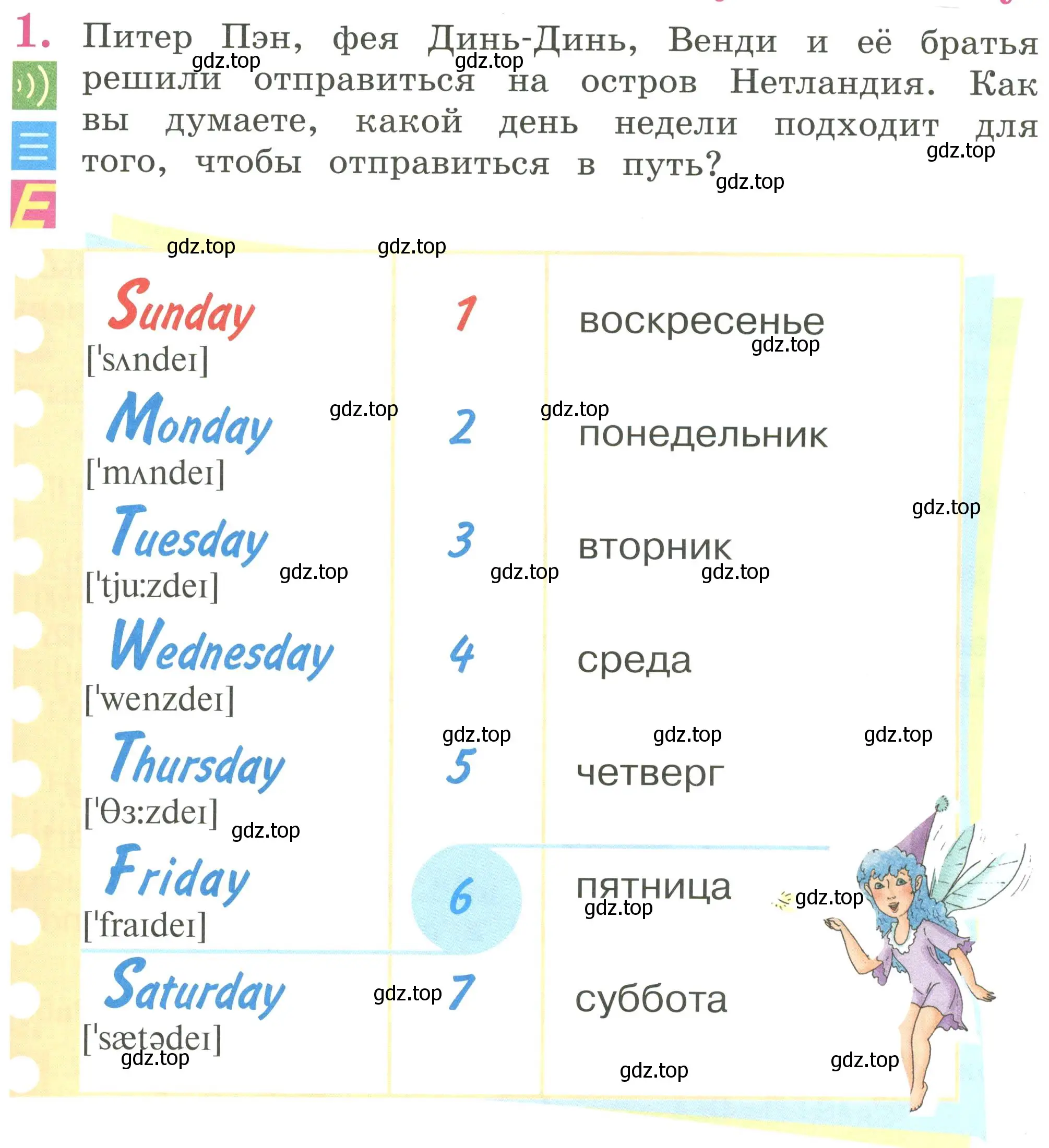 Условие номер 1 (страница 29) гдз по английскому языку 2 класс Кузовлев, Перегудова, учебник 2 часть