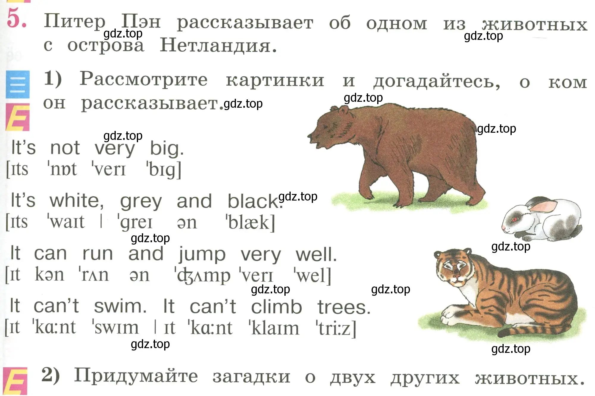 Условие номер 5 (страница 37) гдз по английскому языку 2 класс Кузовлев, Перегудова, учебник 2 часть