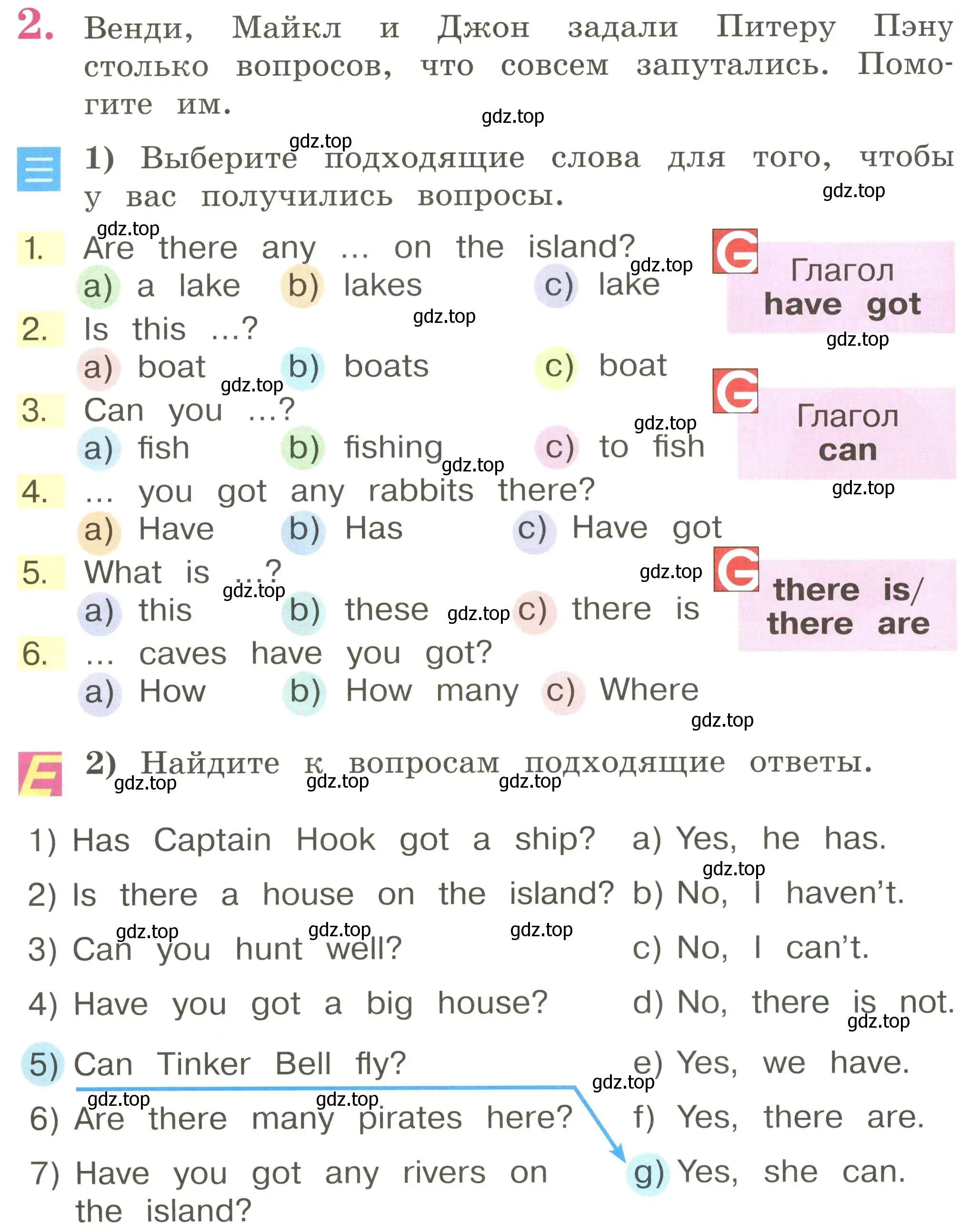 Условие номер 2 (страница 56) гдз по английскому языку 2 класс Кузовлев, Перегудова, учебник 2 часть