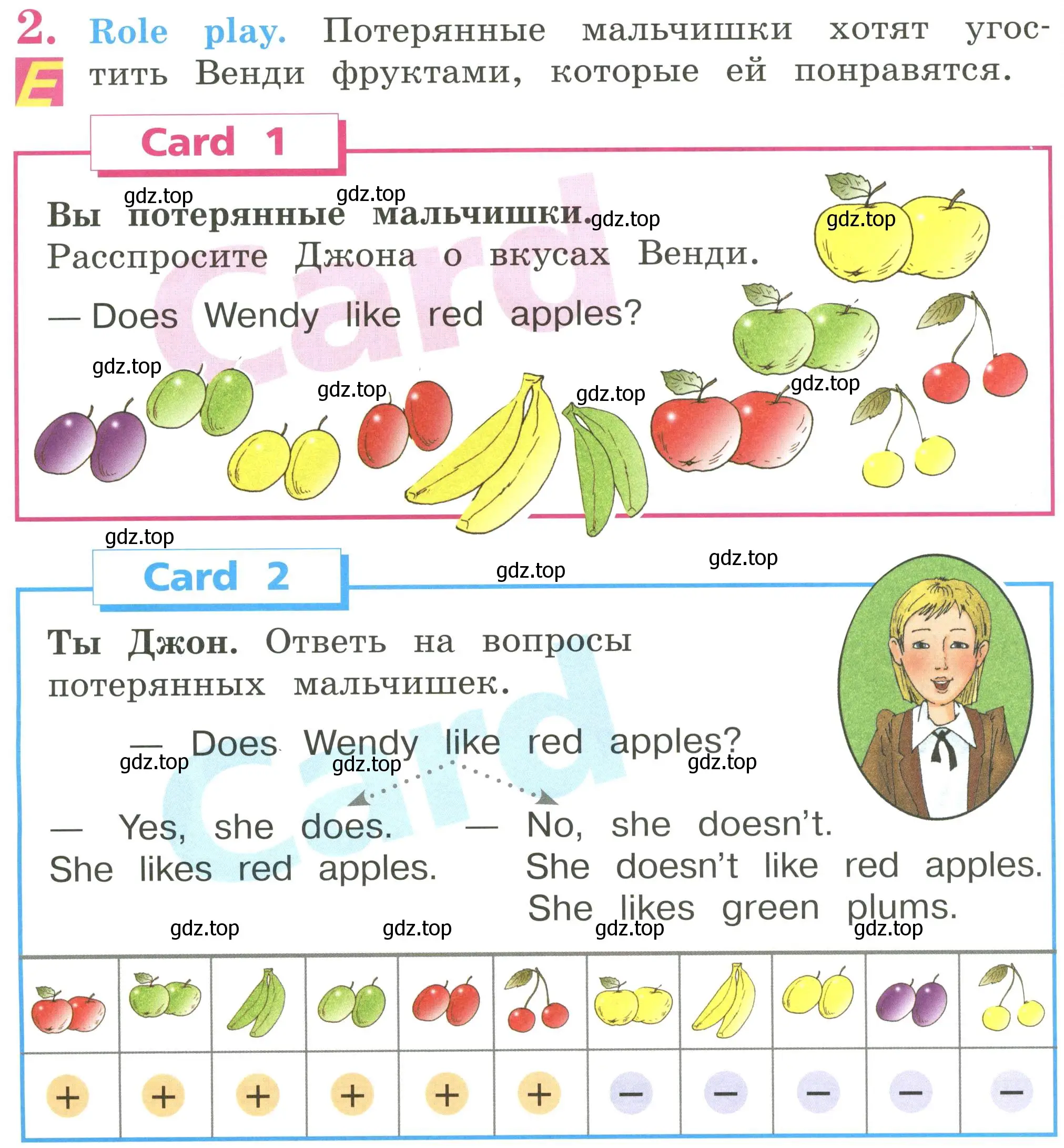 Условие номер 2 (страница 68) гдз по английскому языку 2 класс Кузовлев, Перегудова, учебник 2 часть