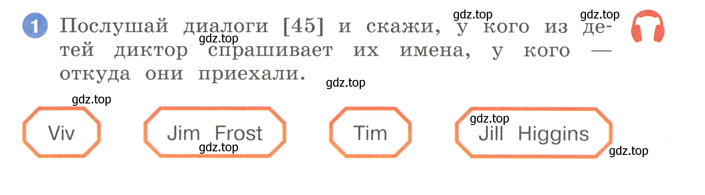 Условие номер 1 (страница 35) гдз по английскому языку 2 класс Афанасьева, Баранова, учебник 1 часть