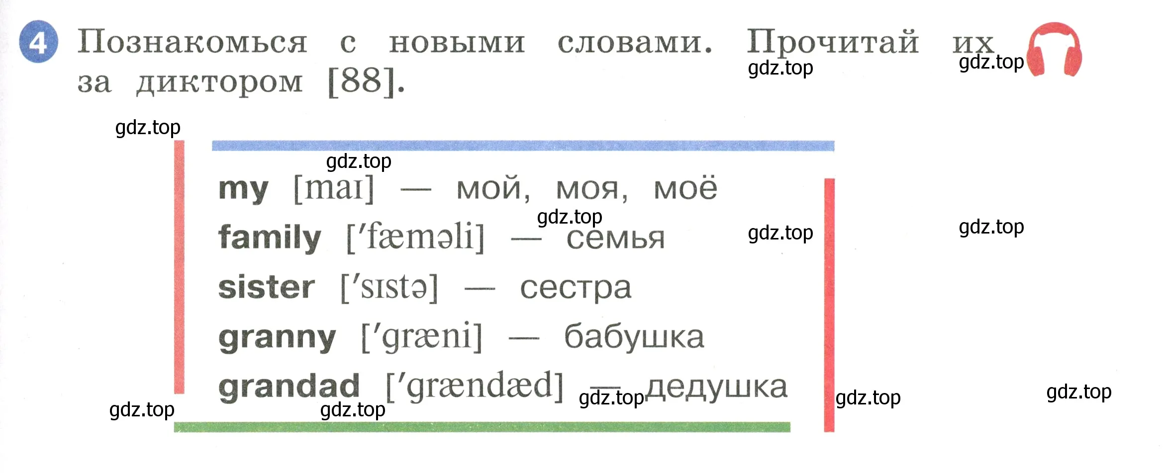 Условие номер 4 (страница 81) гдз по английскому языку 2 класс Афанасьева, Баранова, учебник 1 часть