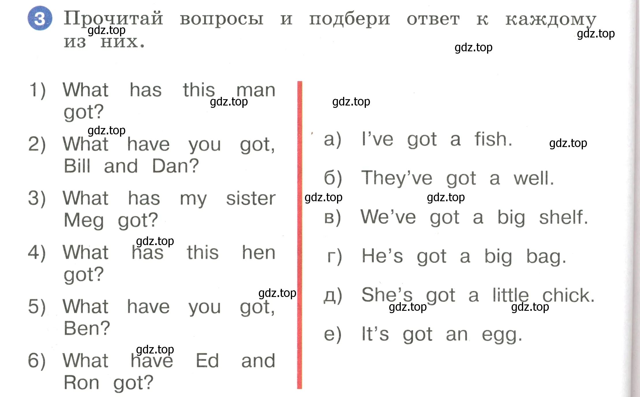 Условие номер 3 (страница 84) гдз по английскому языку 2 класс Афанасьева, Баранова, учебник 1 часть