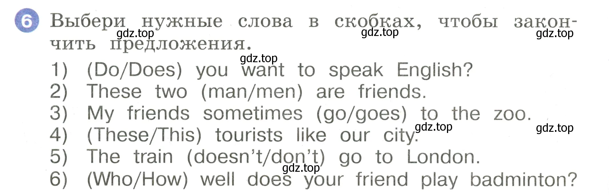 Условие номер 6 (страница 119) гдз по английскому языку 2 класс Афанасьева, Баранова, учебник 2 часть