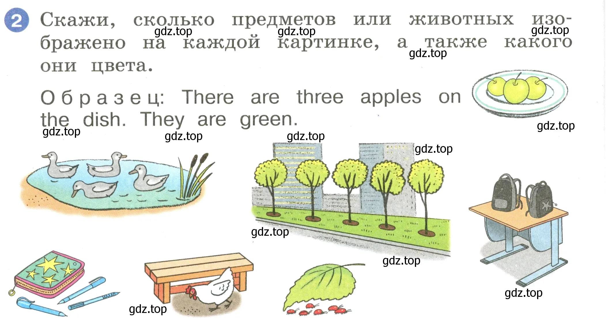 Условие номер 2 (страница 20) гдз по английскому языку 2 класс Афанасьева, Баранова, учебник 2 часть