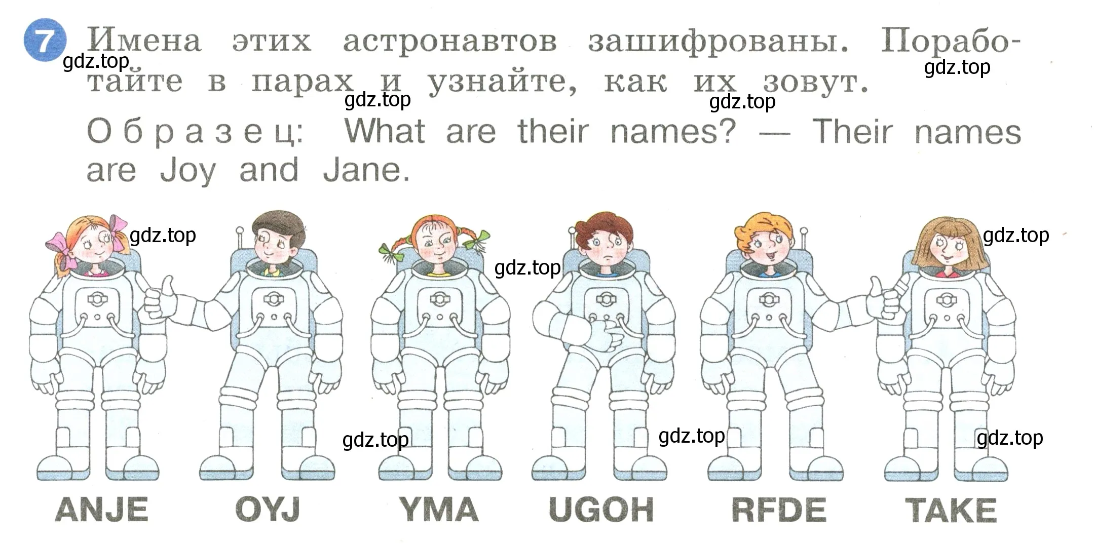 Условие номер 7 (страница 97) гдз по английскому языку 2 класс Афанасьева, Баранова, учебник 2 часть