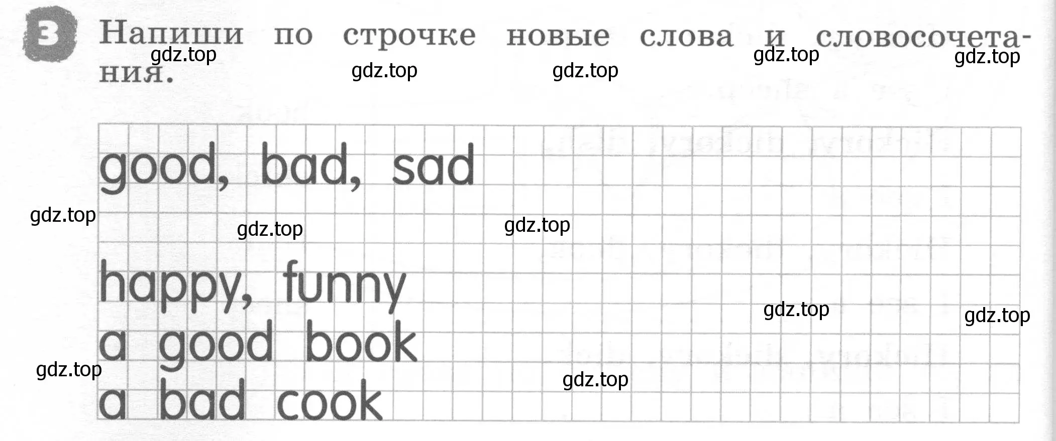 Условие номер 3 (страница 42) гдз по английскому языку 2 класс Афанасьева, Михеева, рабочая тетрадь