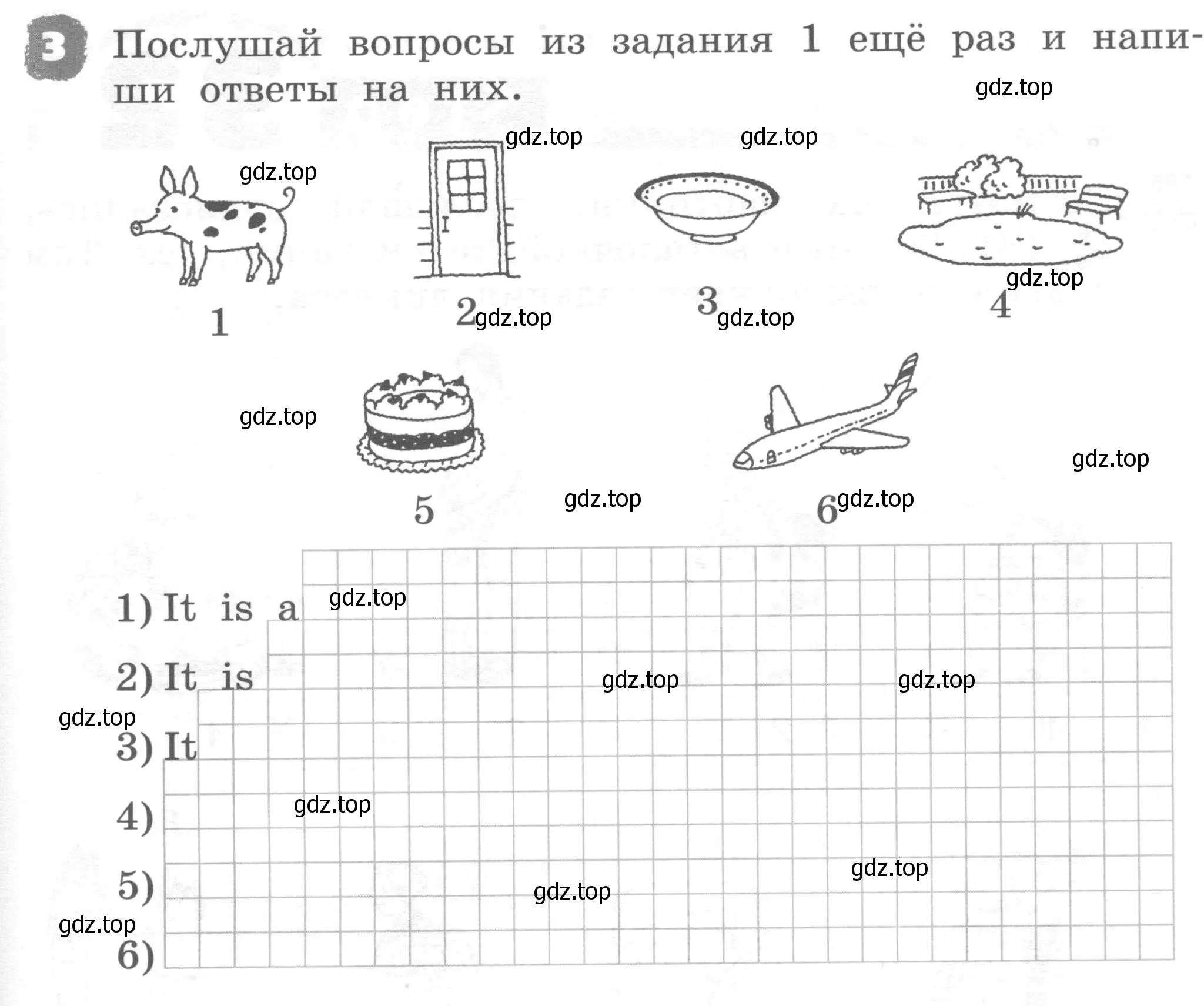 Условие номер 3 (страница 59) гдз по английскому языку 2 класс Афанасьева, Михеева, рабочая тетрадь