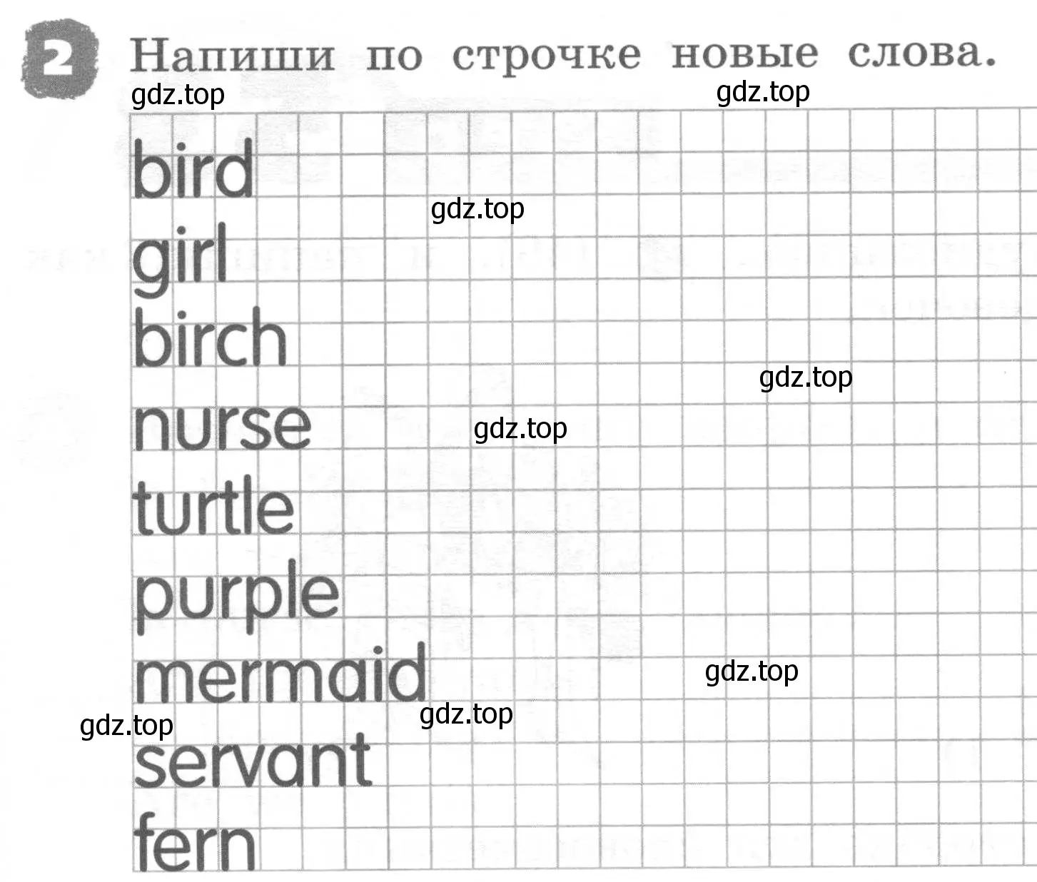 Условие номер 2 (страница 93) гдз по английскому языку 2 класс Афанасьева, Михеева, рабочая тетрадь