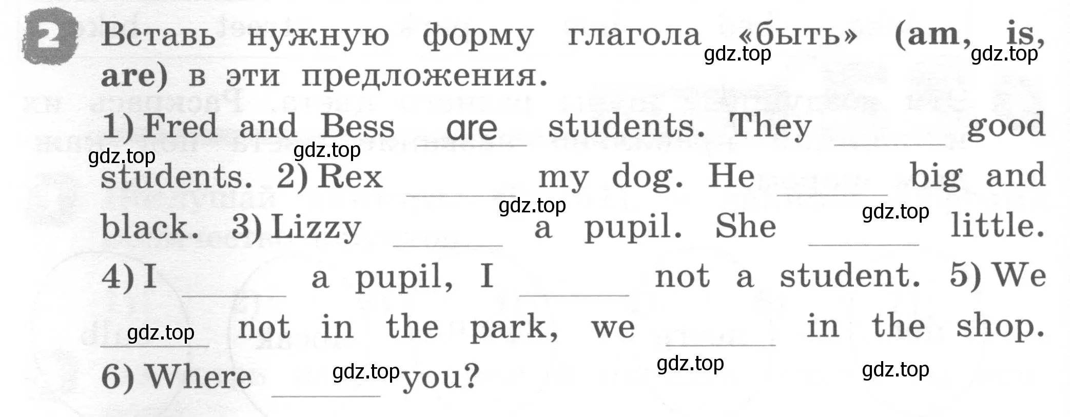 Условие номер 2 (страница 98) гдз по английскому языку 2 класс Афанасьева, Михеева, рабочая тетрадь