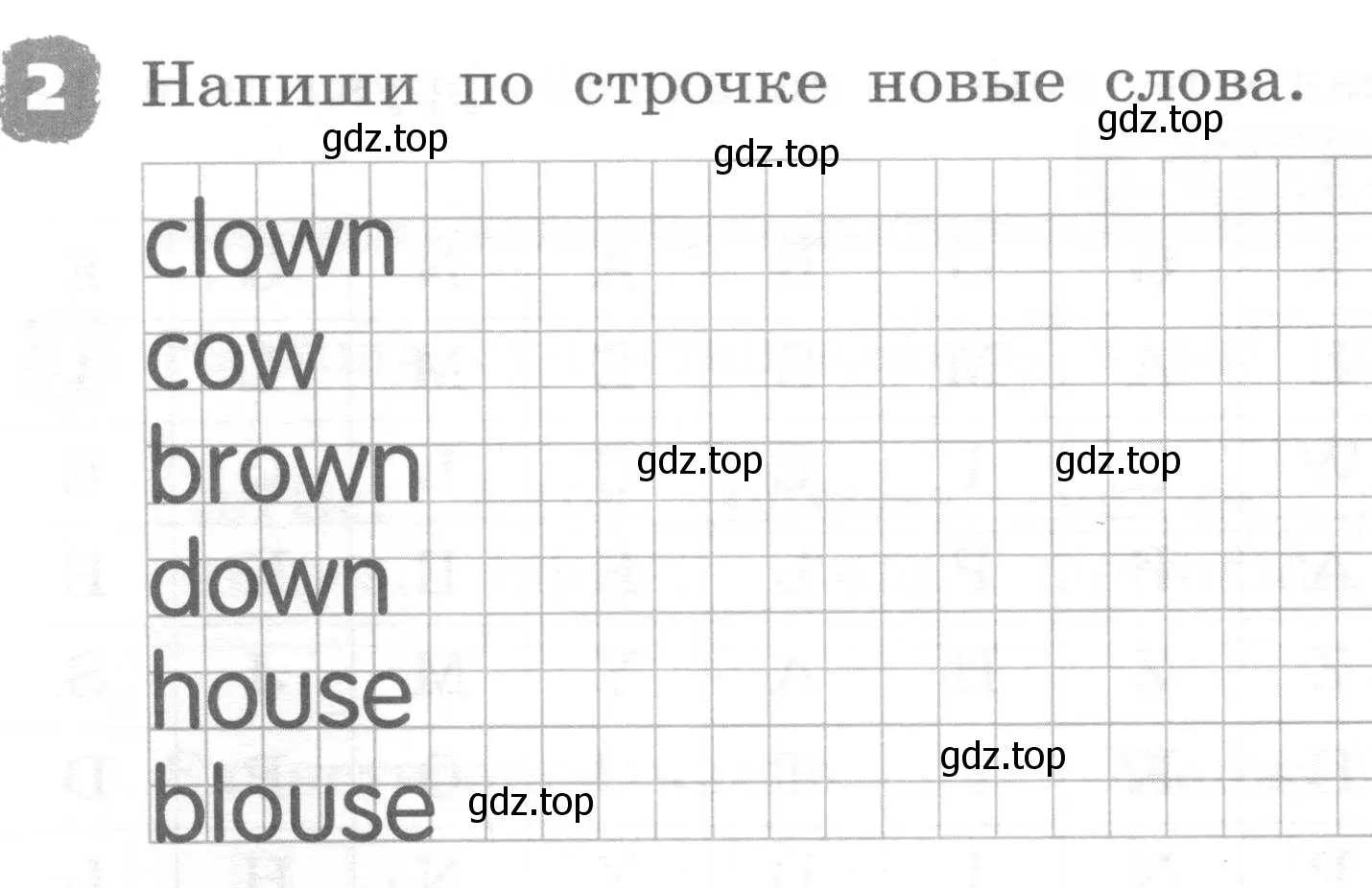 Условие номер 2 (страница 100) гдз по английскому языку 2 класс Афанасьева, Михеева, рабочая тетрадь