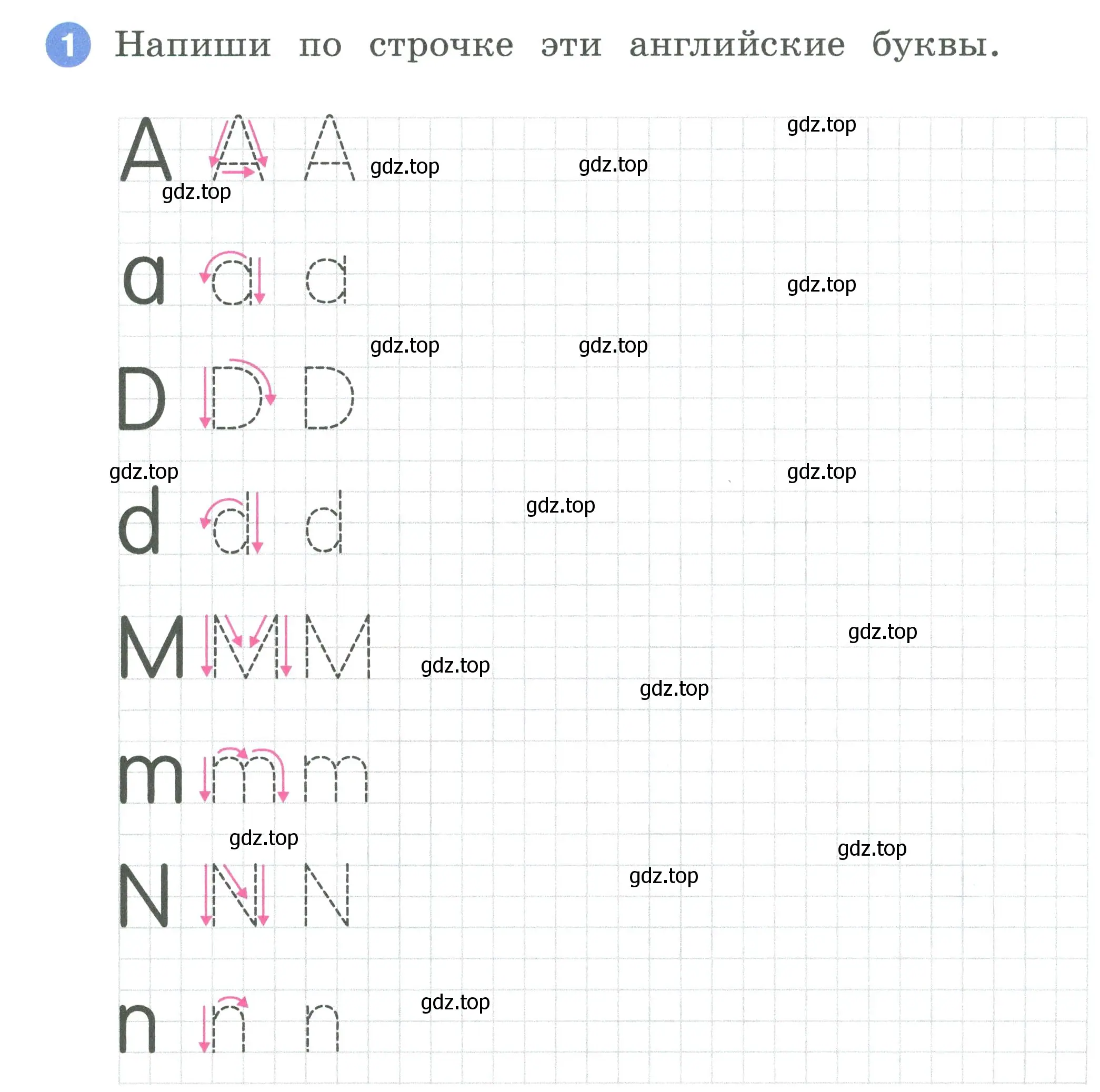 Условие номер 1 (страница 3) гдз по английскому языку 2 класс Афанасьева, Баранова, рабочая тетрадь 1 часть