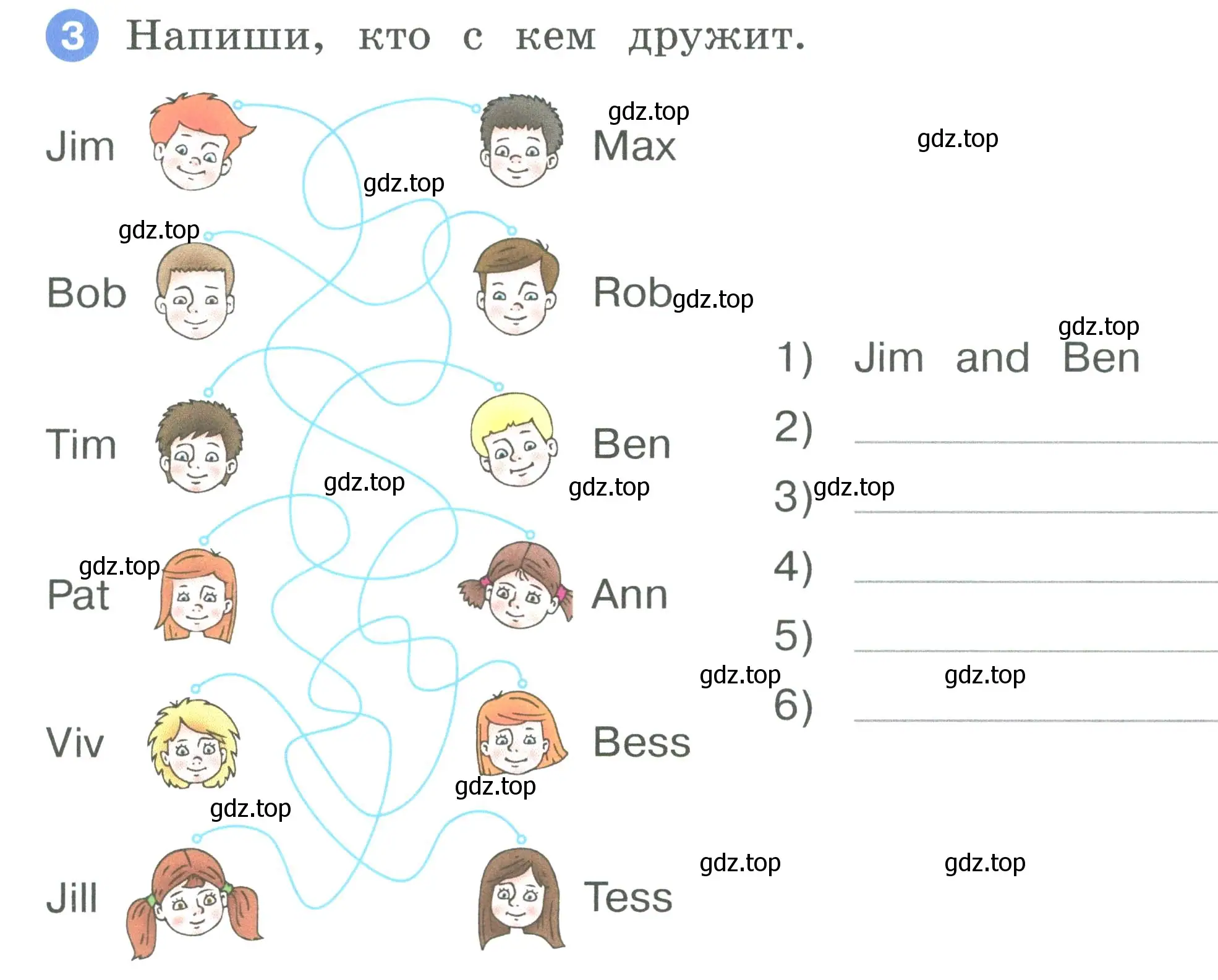 Условие номер 3 (страница 24) гдз по английскому языку 2 класс Афанасьева, Баранова, рабочая тетрадь 1 часть