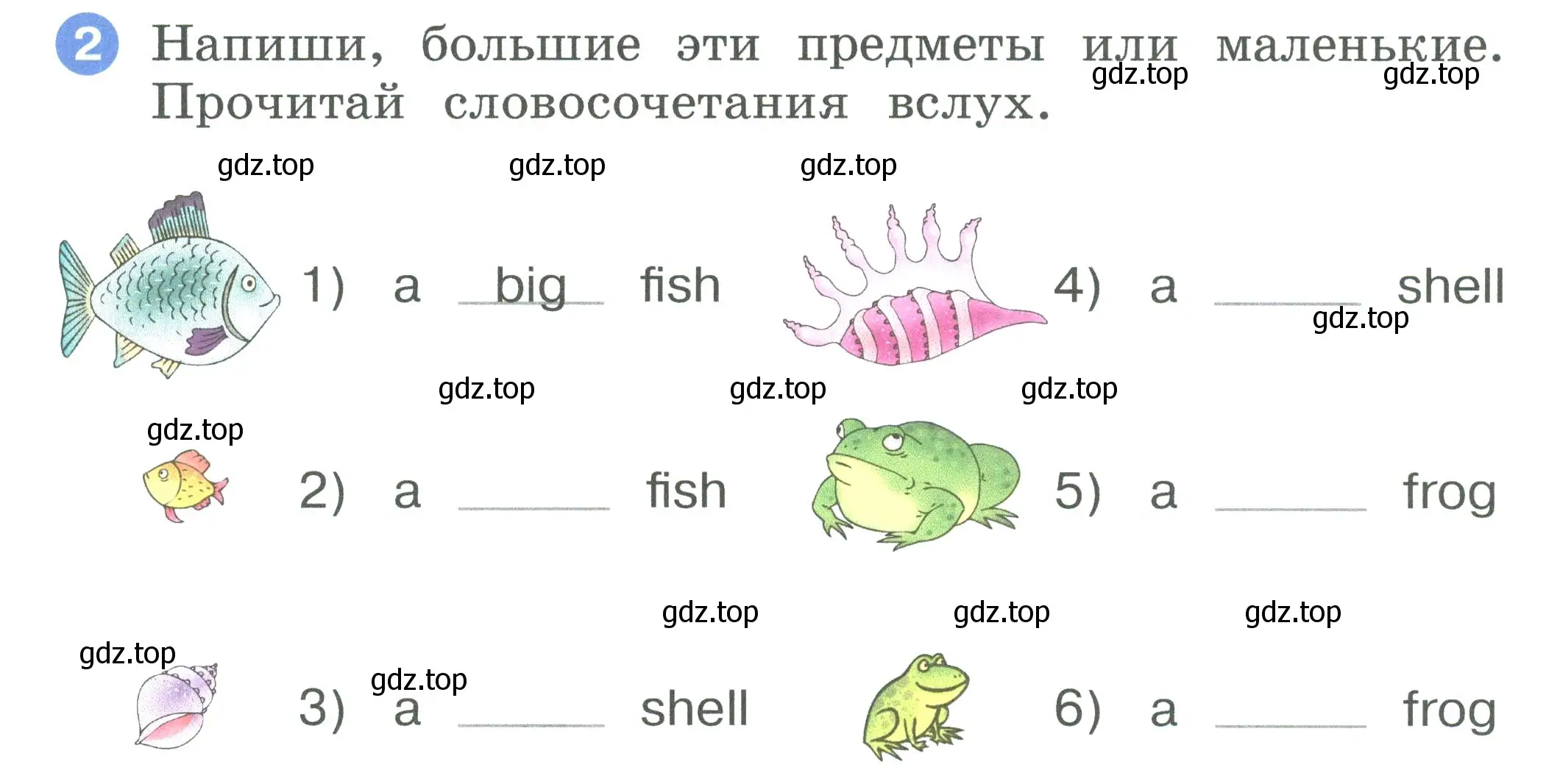 Условие номер 2 (страница 26) гдз по английскому языку 2 класс Афанасьева, Баранова, рабочая тетрадь 1 часть