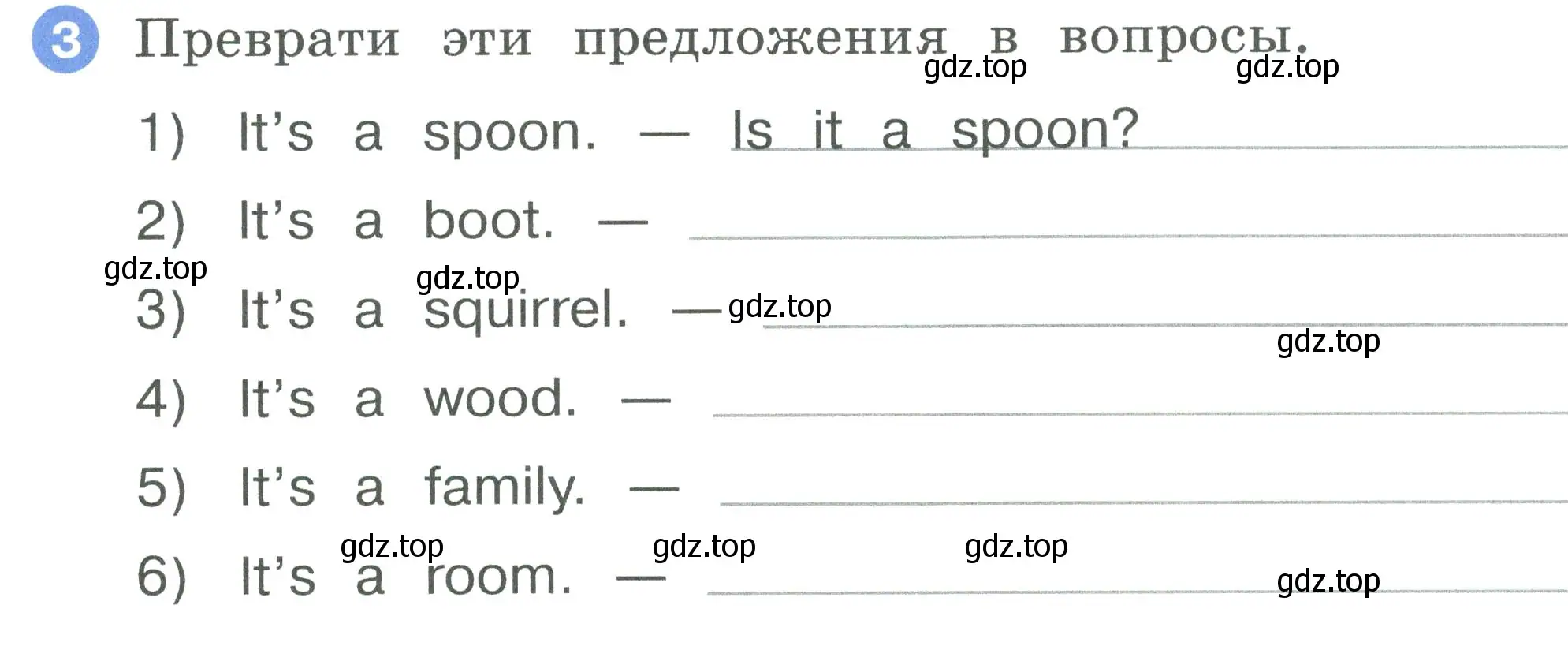 Условие номер 3 (страница 62) гдз по английскому языку 2 класс Афанасьева, Баранова, рабочая тетрадь 1 часть