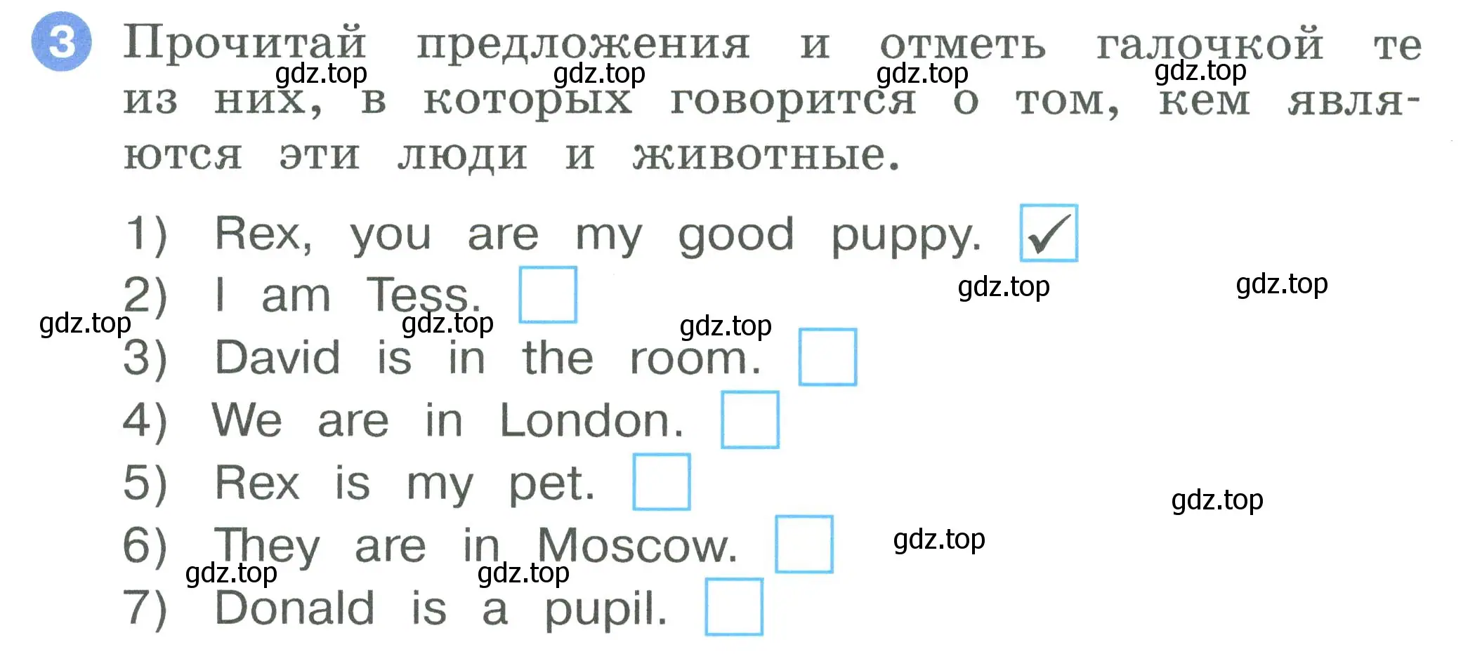 Условие номер 3 (страница 4) гдз по английскому языку 2 класс Афанасьева, Баранова, рабочая тетрадь 2 часть