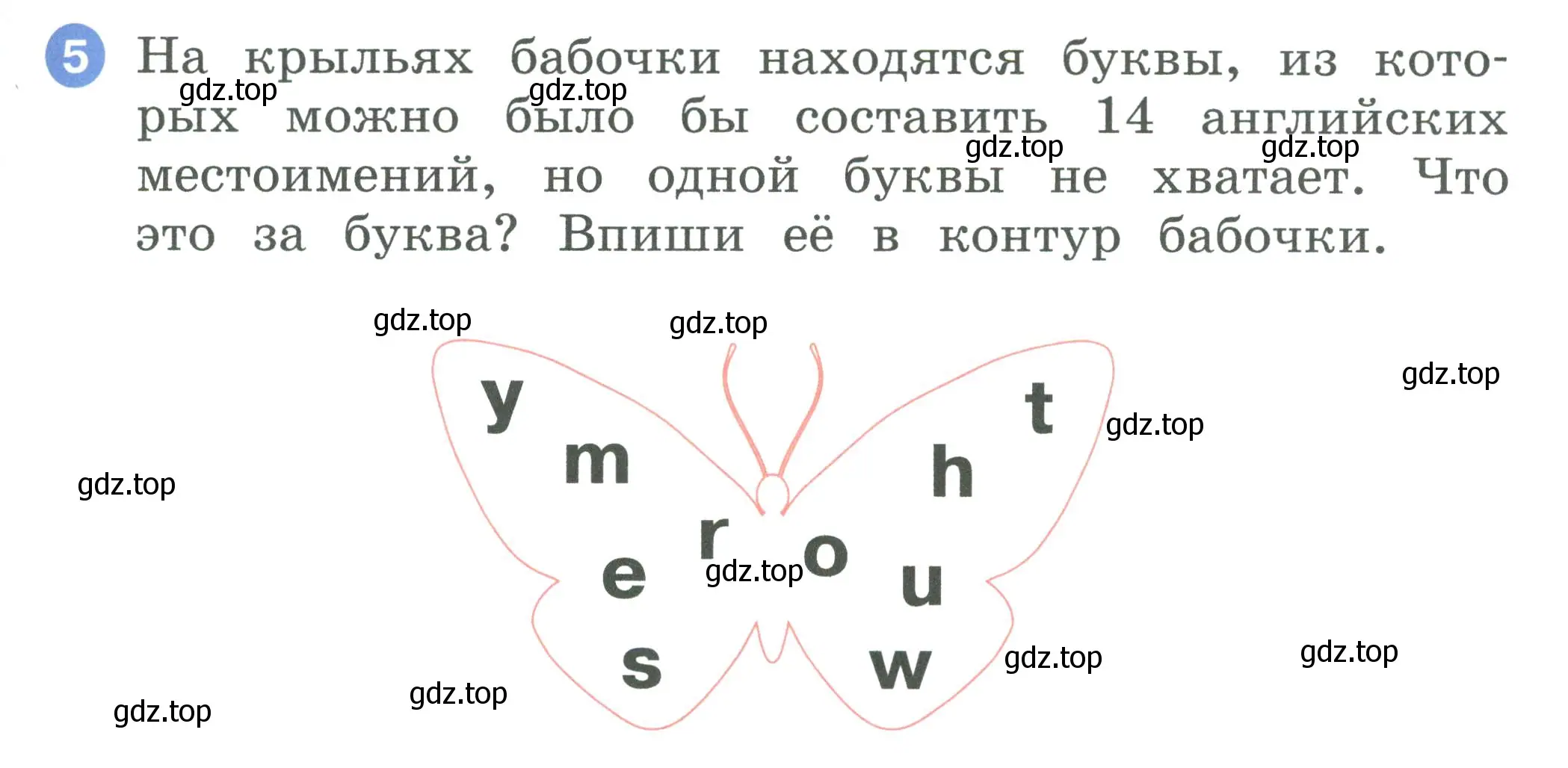 Условие номер 5 (страница 49) гдз по английскому языку 2 класс Афанасьева, Баранова, рабочая тетрадь 2 часть