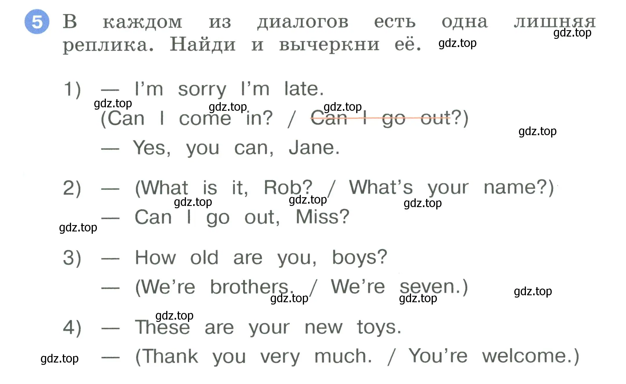 Условие номер 5 (страница 56) гдз по английскому языку 2 класс Афанасьева, Баранова, рабочая тетрадь 2 часть