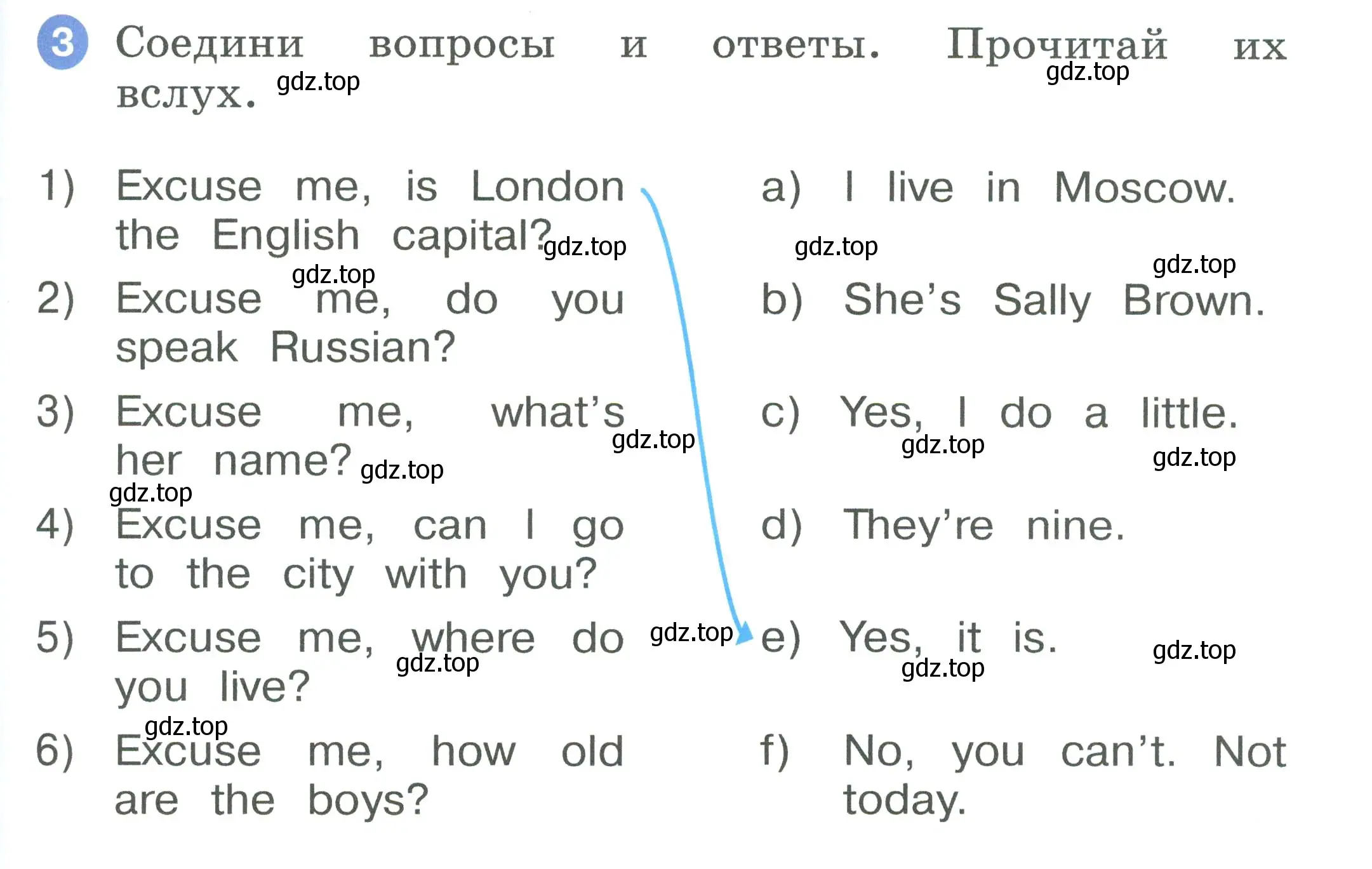 Условие номер 3 (страница 69) гдз по английскому языку 2 класс Афанасьева, Баранова, рабочая тетрадь 2 часть