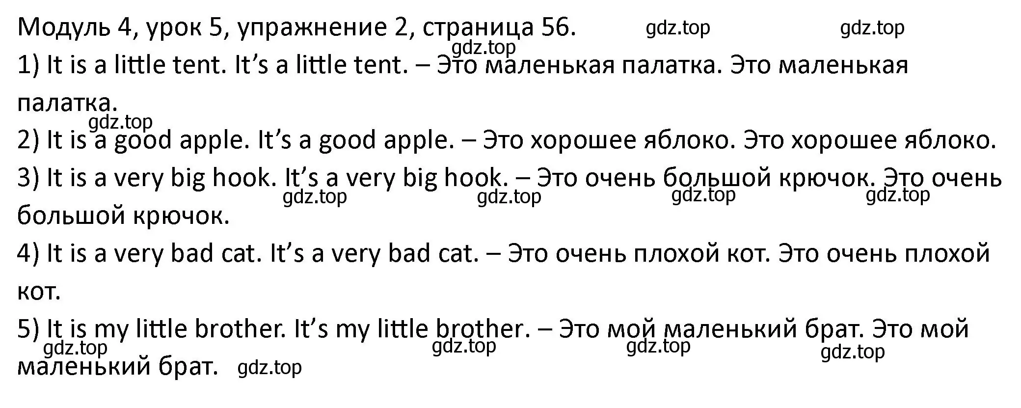 Решение номер 2 (страница 56) гдз по английскому языку 2 класс Афанасьева, Баранова, рабочая тетрадь 1 часть