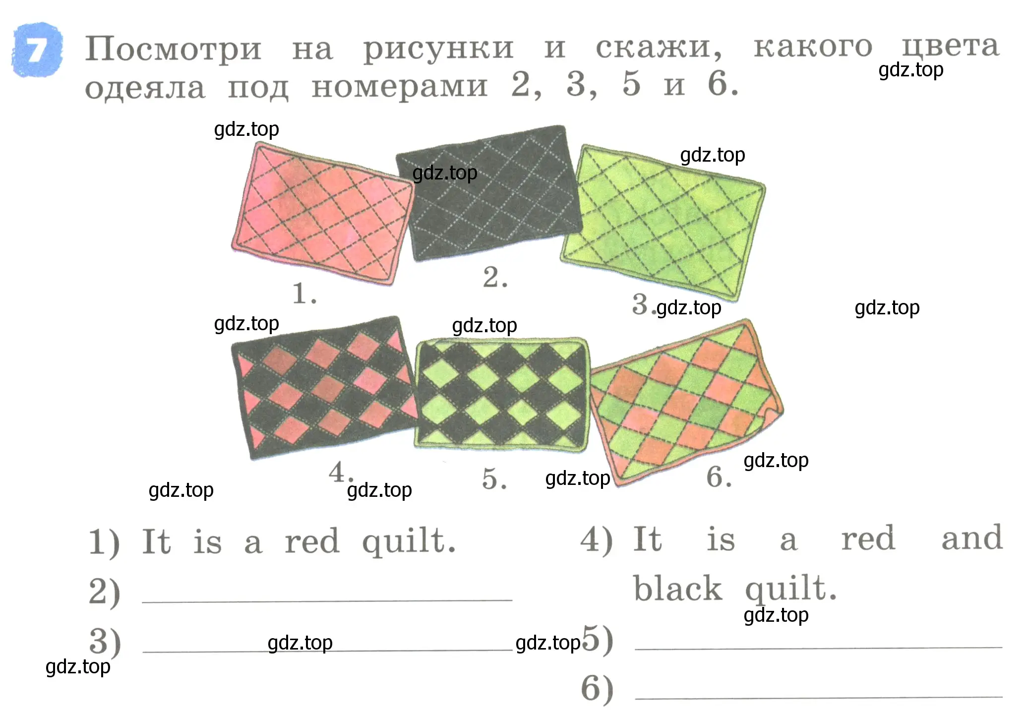 Условие номер 7 (страница 101) гдз по английскому языку 2 класс Афанасьева, Михеева, учебник 1 часть