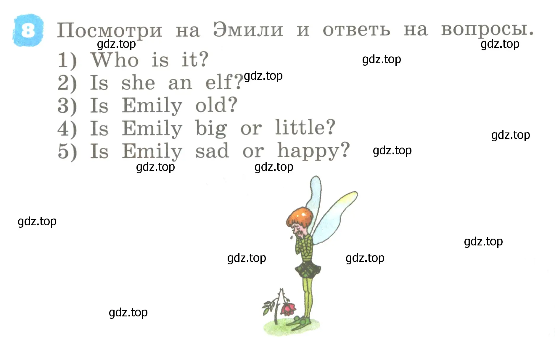 Условие номер 8 (страница 19) гдз по английскому языку 2 класс Афанасьева, Михеева, учебник 2 часть