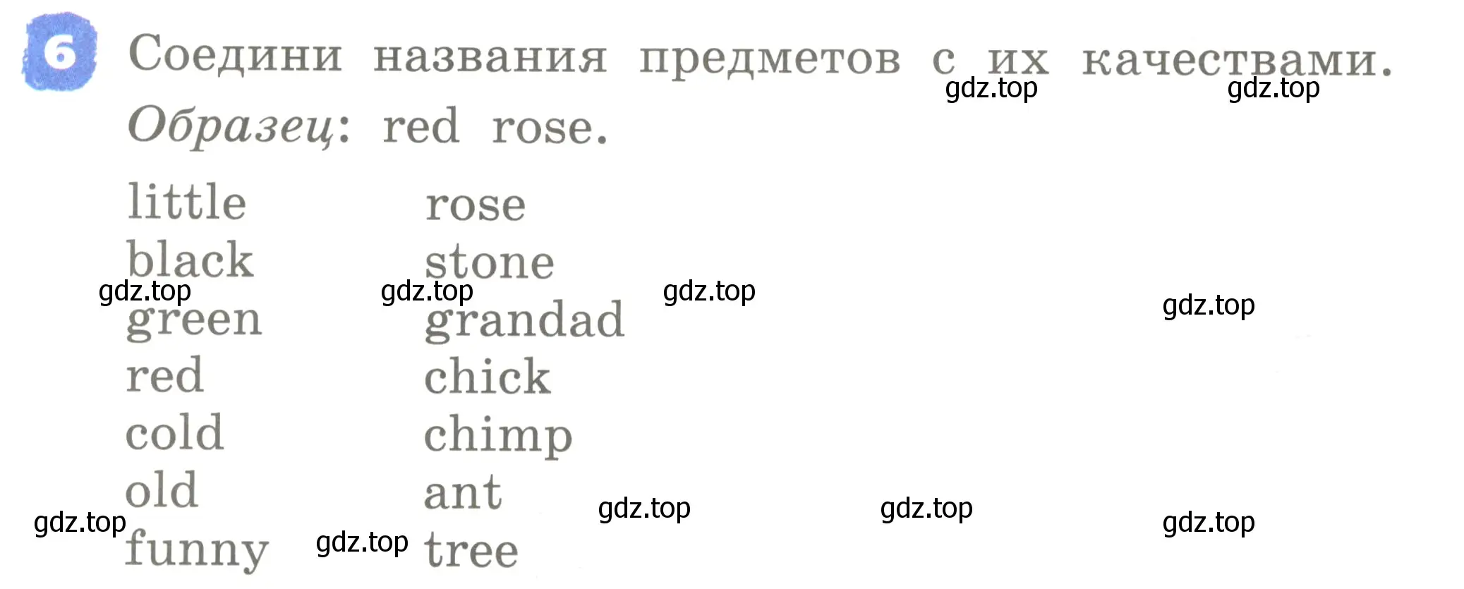 Условие номер 6 (страница 22) гдз по английскому языку 2 класс Афанасьева, Михеева, учебник 2 часть