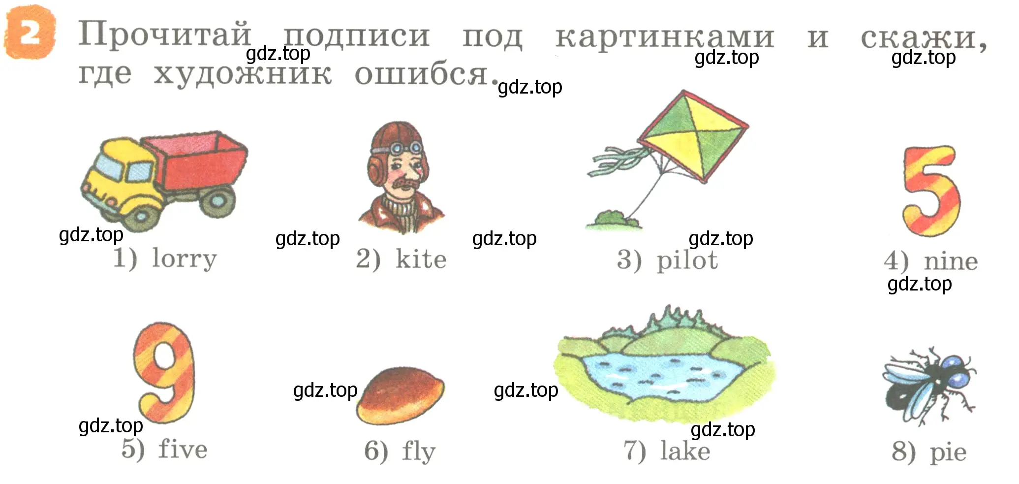 Условие номер 2 (страница 48) гдз по английскому языку 2 класс Афанасьева, Михеева, учебник 2 часть