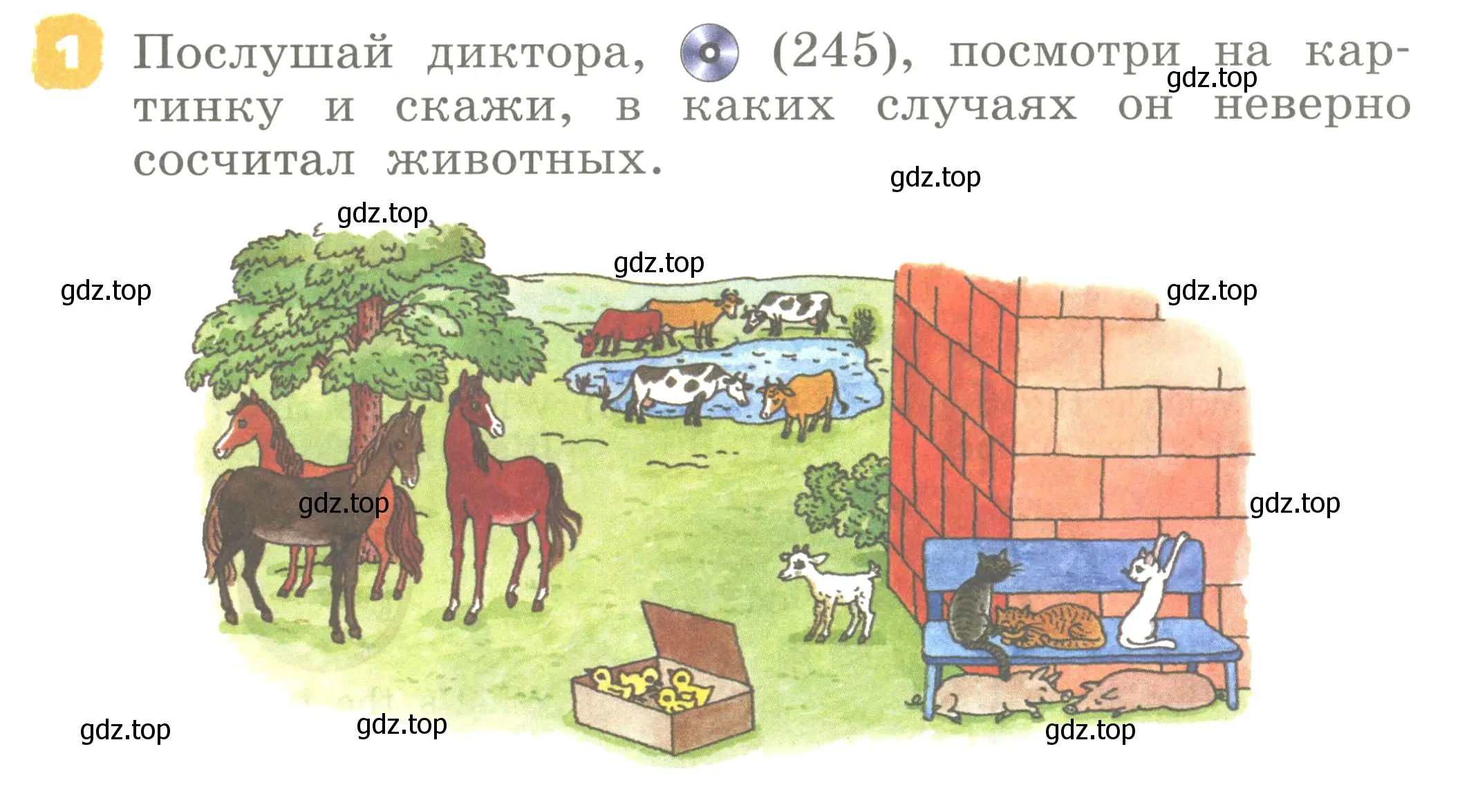 Условие номер 1 (страница 89) гдз по английскому языку 2 класс Афанасьева, Михеева, учебник 2 часть