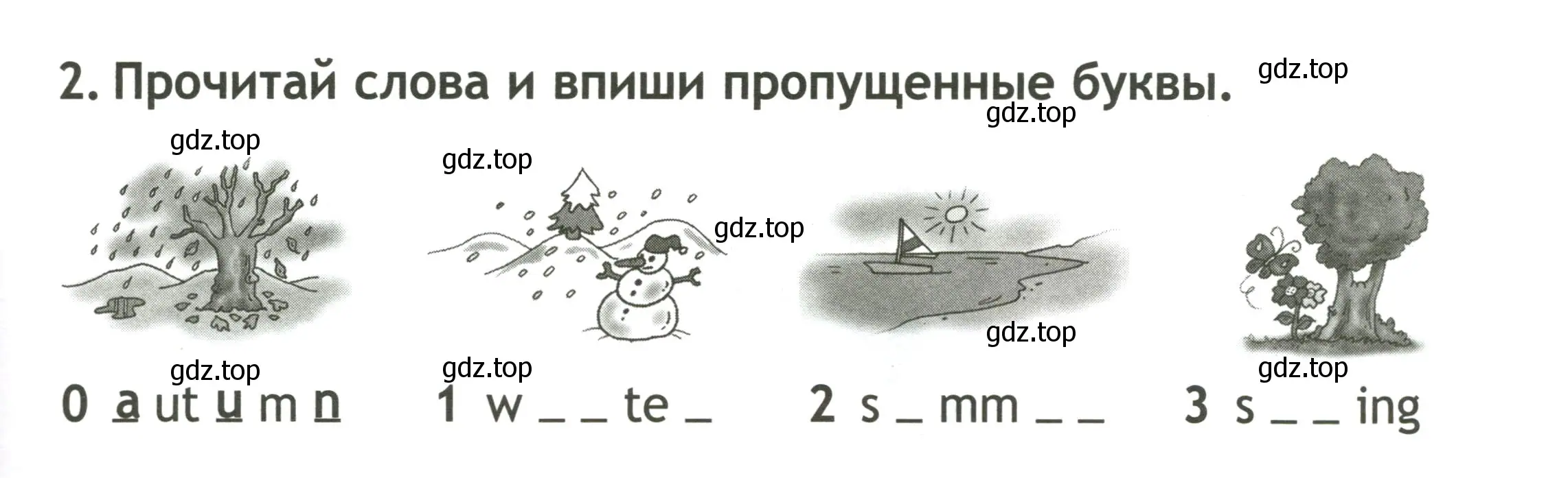 Условие номер 2 (страница 21) гдз по английскому языку 2 класс Быкова, Поспелова, контрольные задания