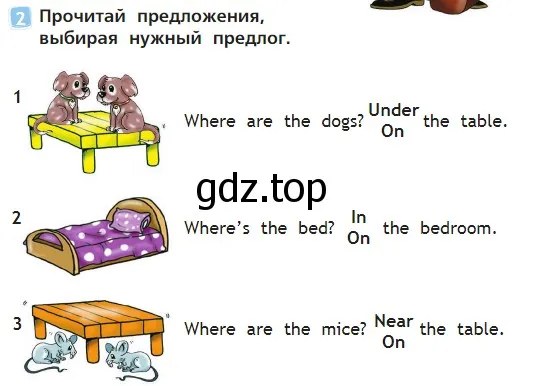 Условие номер 2 (страница 59) гдз по английскому языку 2 класс Быкова, Дули, учебник 2 часть