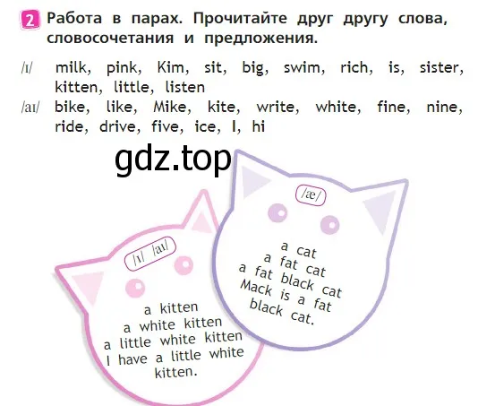 Условие номер 2 (страница 68) гдз по английскому языку 2 класс Быкова, Дули, учебник 2 часть