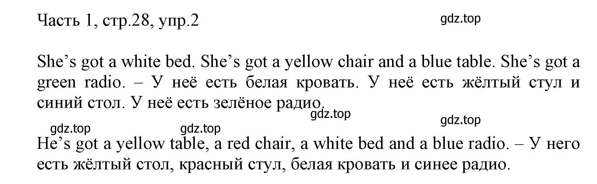 Решение номер 2 (страница 28) гдз по английскому языку 2 класс Быкова, Дули, учебник 1 часть