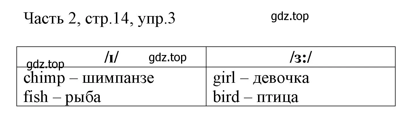 Решение номер 3 (страница 14) гдз по английскому языку 2 класс Быкова, Дули, учебник 2 часть