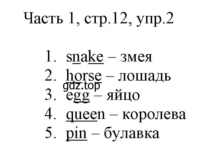 Решение номер 2 (страница 12) гдз по английскому языку 2 класс Быкова, Дули, учебник 1 часть