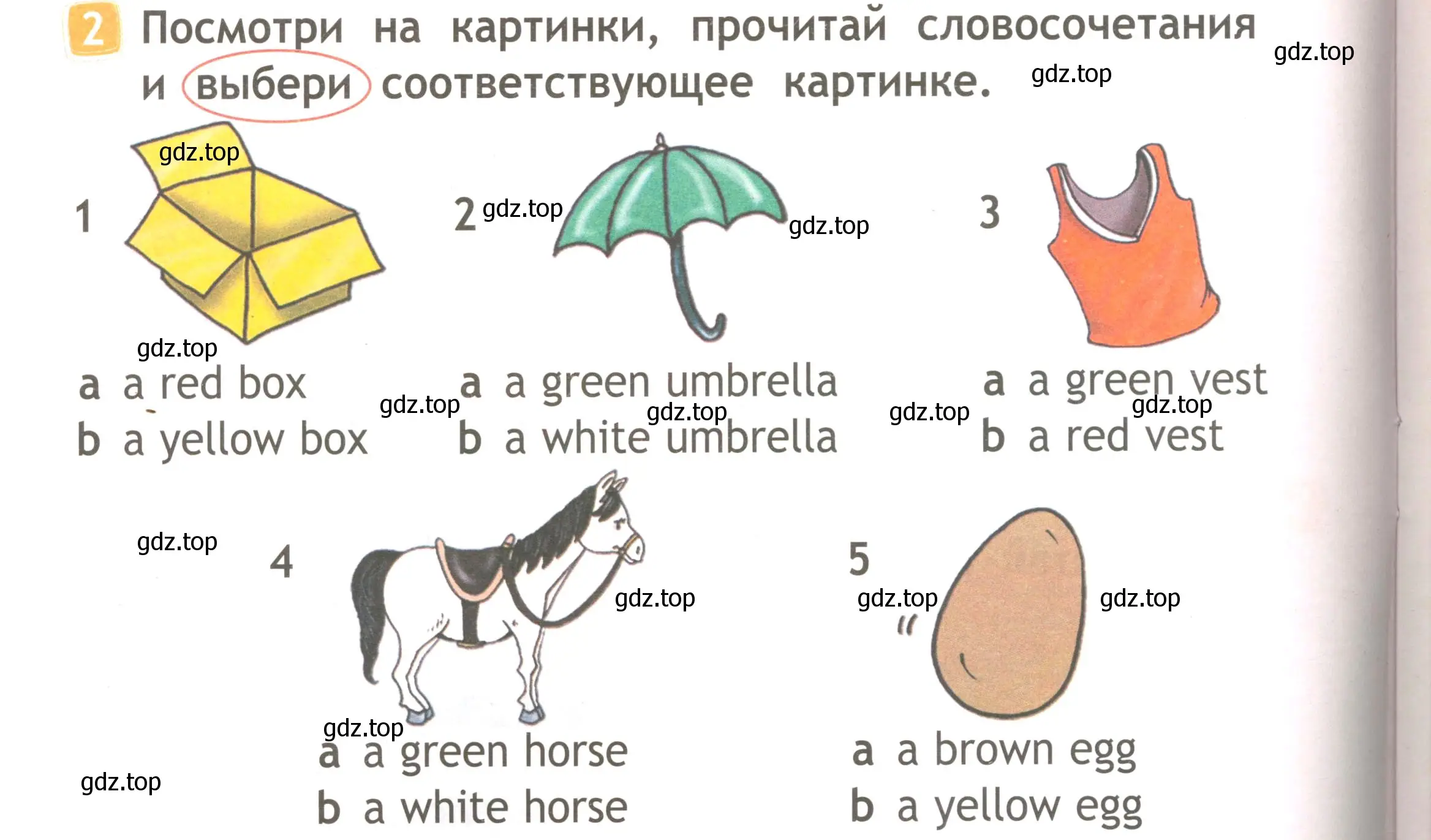 Условие номер 2 (страница 12) гдз по английскому языку 2 класс Быкова, Дули, рабочая тетрадь