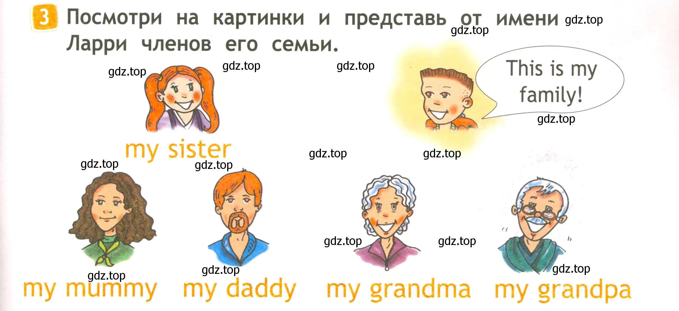 Условие номер 3 (страница 13) гдз по английскому языку 2 класс Быкова, Дули, рабочая тетрадь