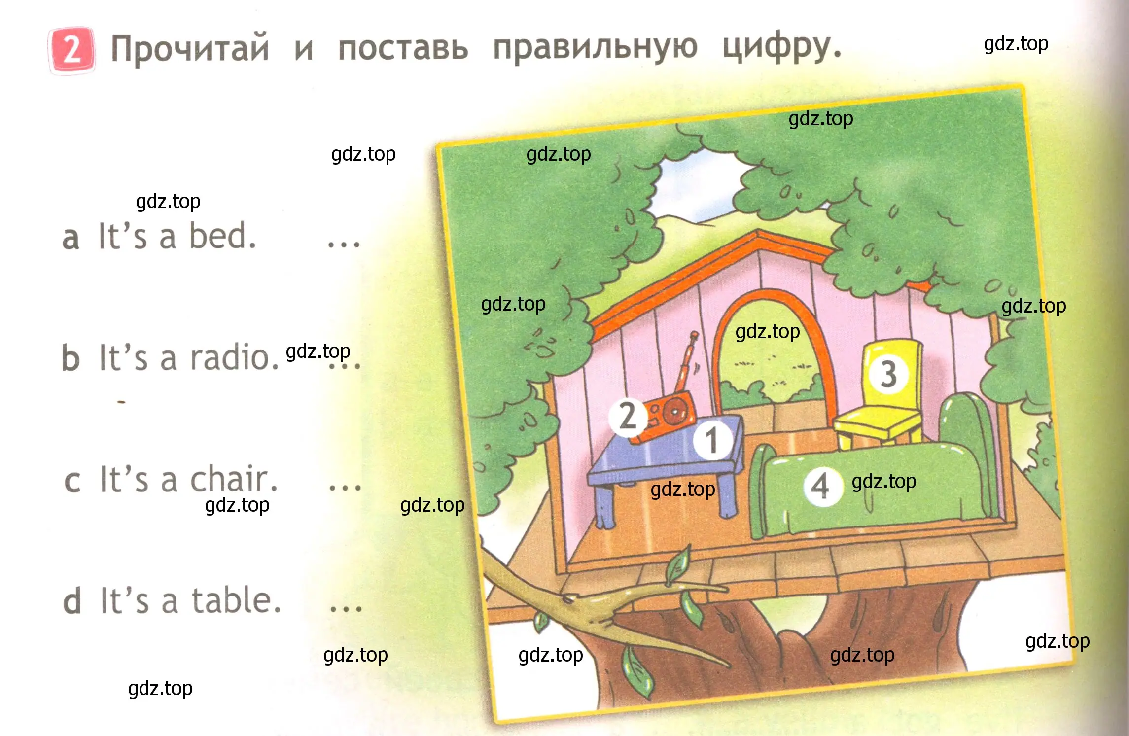 Условие номер 2 (страница 14) гдз по английскому языку 2 класс Быкова, Дули, рабочая тетрадь