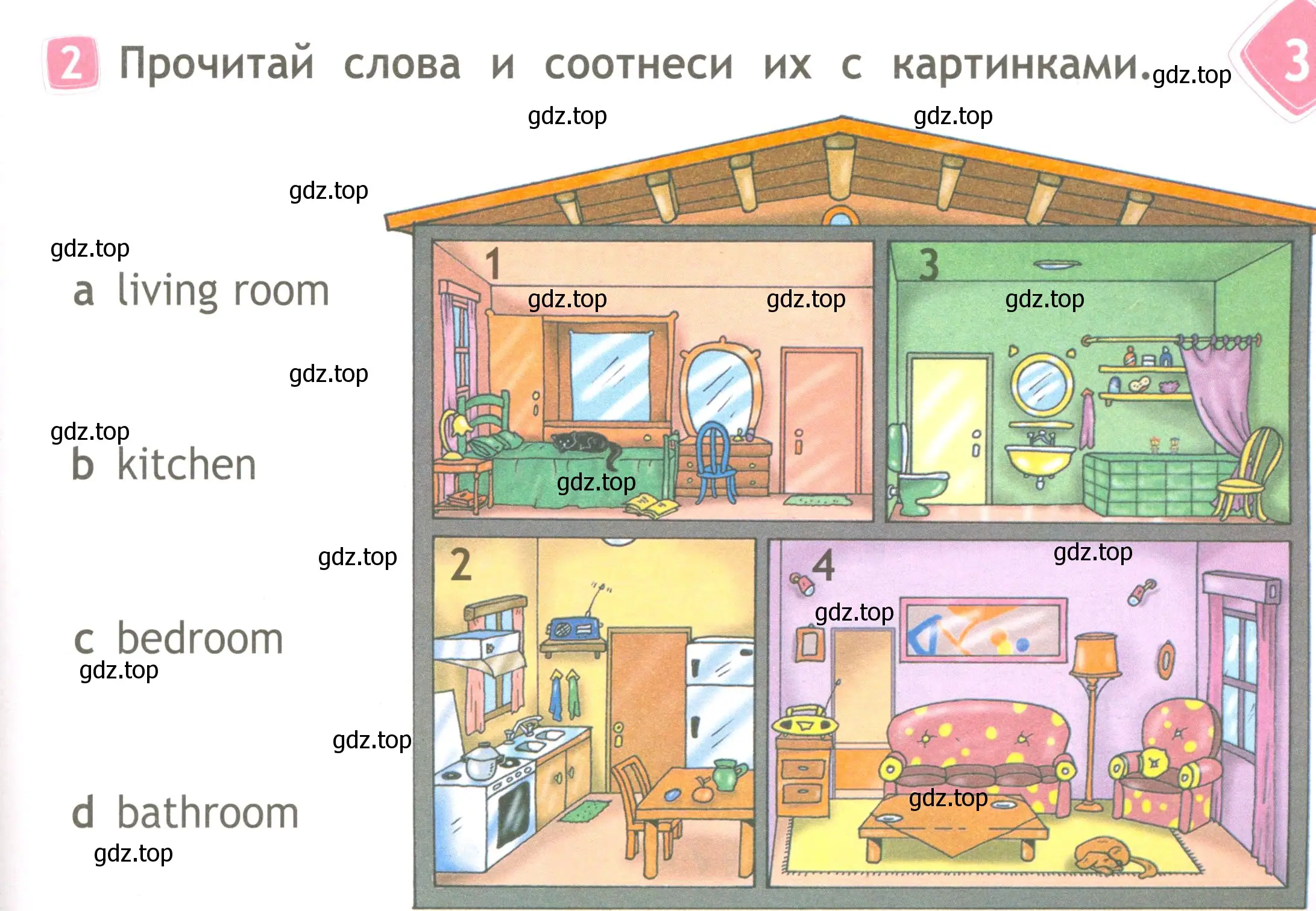 Условие номер 2 (страница 19) гдз по английскому языку 2 класс Быкова, Дули, рабочая тетрадь