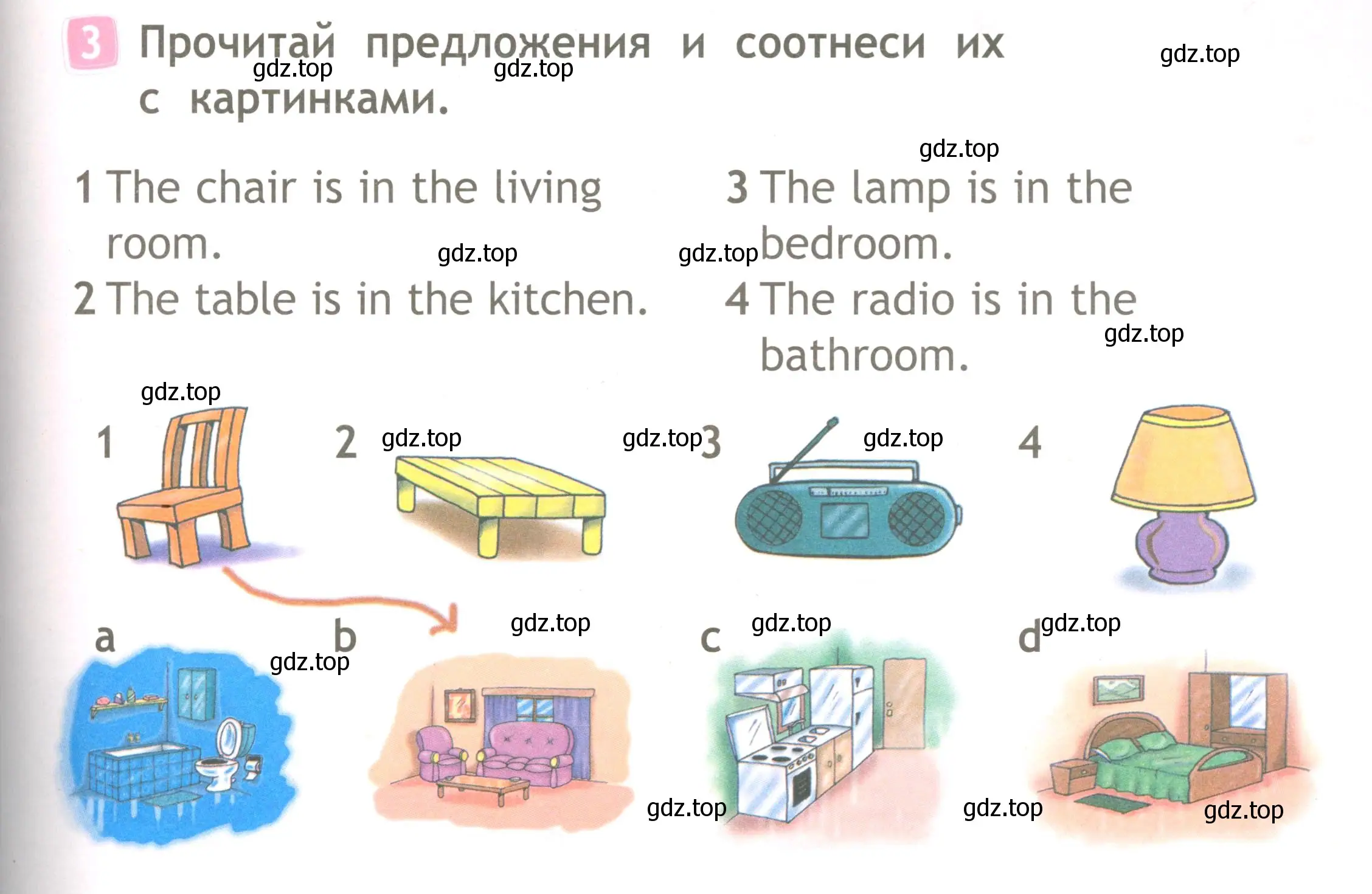 Условие номер 3 (страница 19) гдз по английскому языку 2 класс Быкова, Дули, рабочая тетрадь