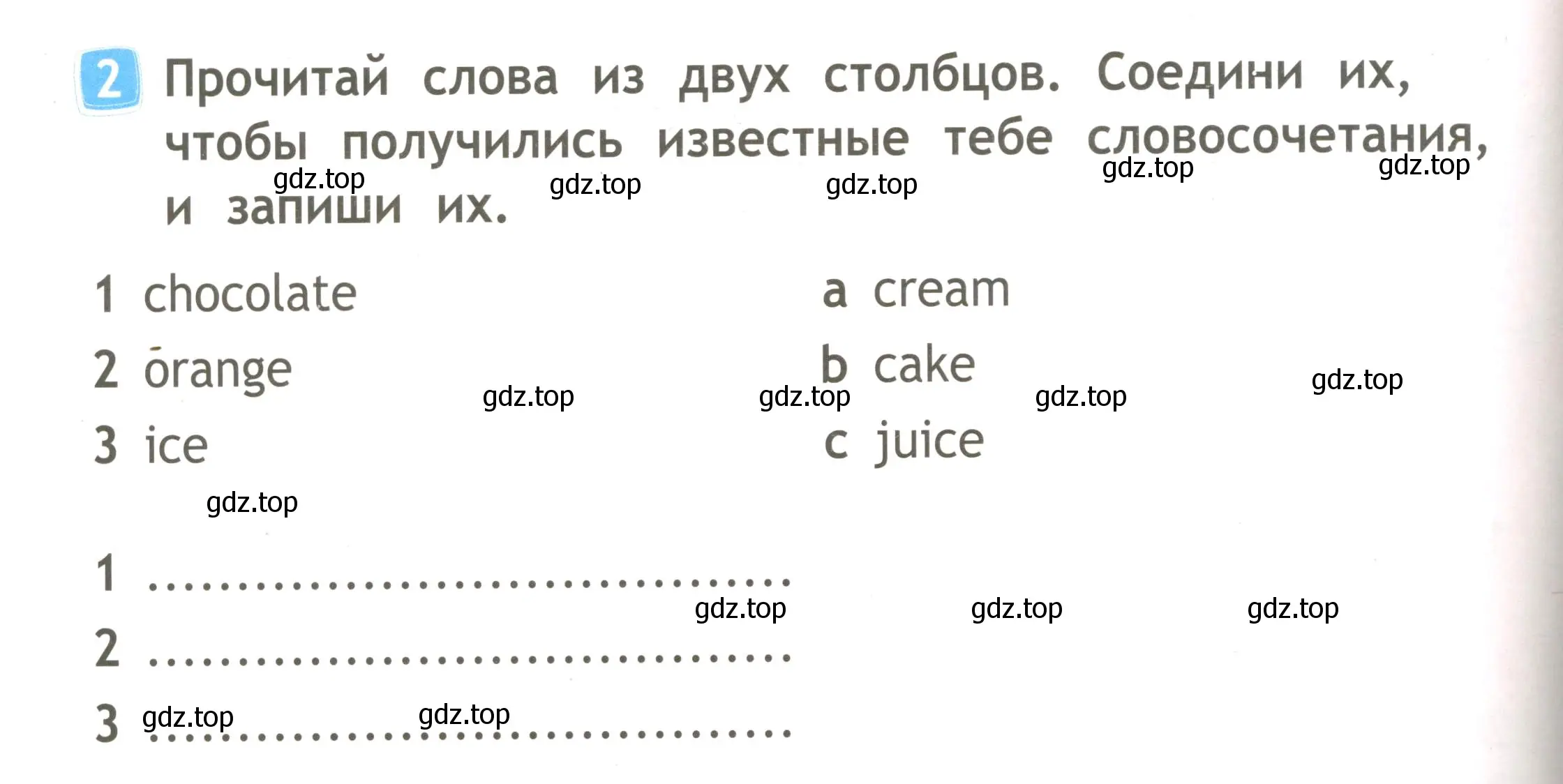 Условие номер 2 (страница 28) гдз по английскому языку 2 класс Быкова, Дули, рабочая тетрадь