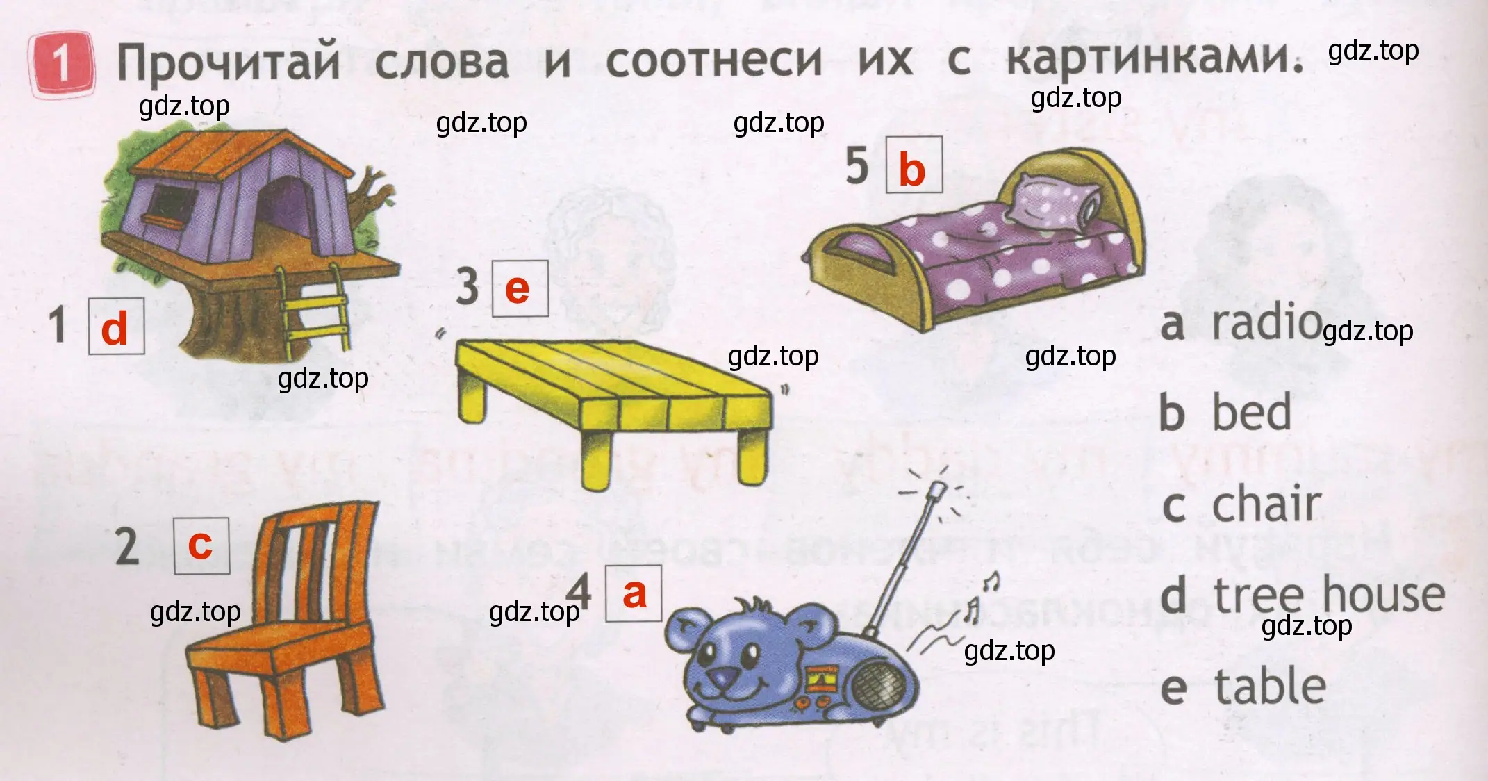 Решение 3. номер 1 (страница 14) гдз по английскому языку 2 класс Быкова, Дули, рабочая тетрадь