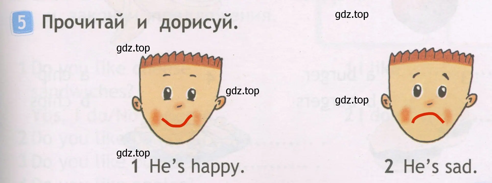 Решение 3. номер 5 (страница 25) гдз по английскому языку 2 класс Быкова, Дули, рабочая тетрадь