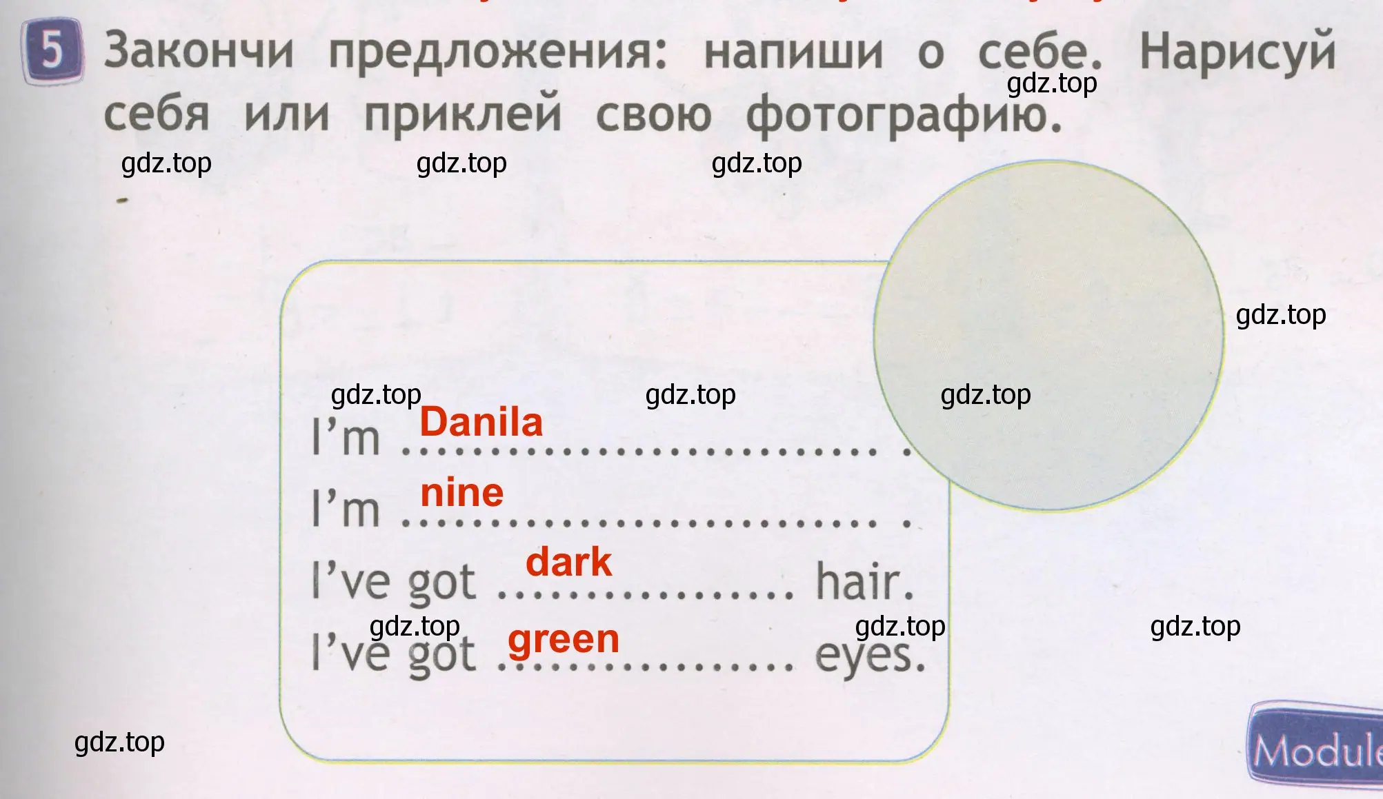 Решение 3. номер 5 (страница 51) гдз по английскому языку 2 класс Быкова, Дули, рабочая тетрадь