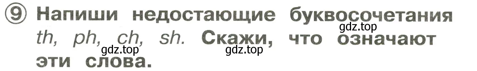 Условие номер 9 (страница 8) гдз по английскому языку 2 класс Быкова, Поспелова, сборник упражнений